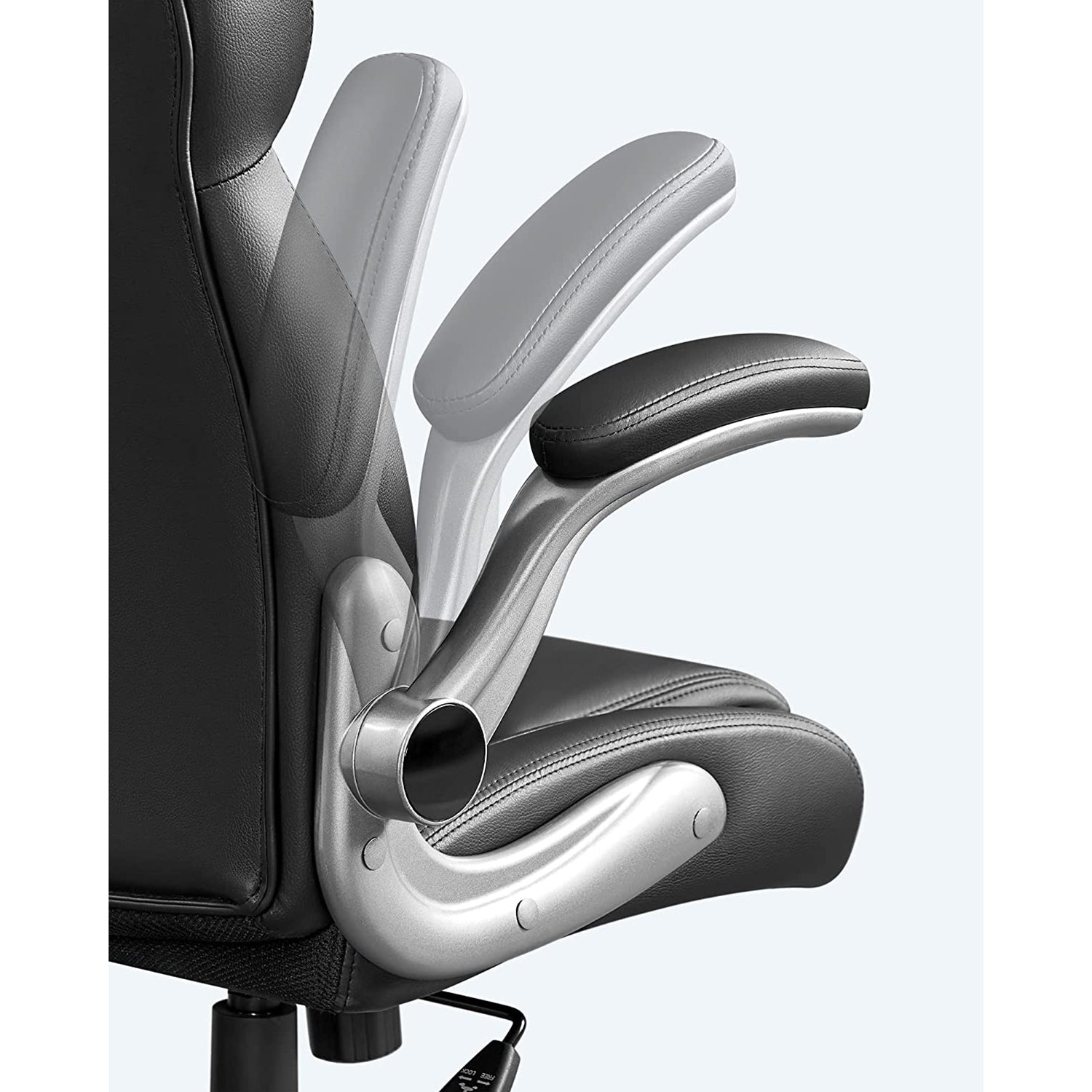 Ergonomischer Regiestuhl - Bürostuhl Leder - Belastbar bis 150 kg