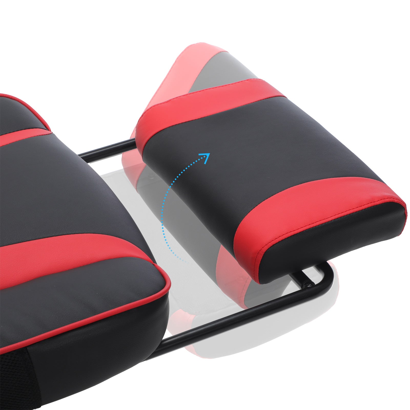 Gaming-Stuhl – Ergonomischer Gaming-Stuhl – Verstellbarer Bürostuhl – Kopfstütze und Fußstütze