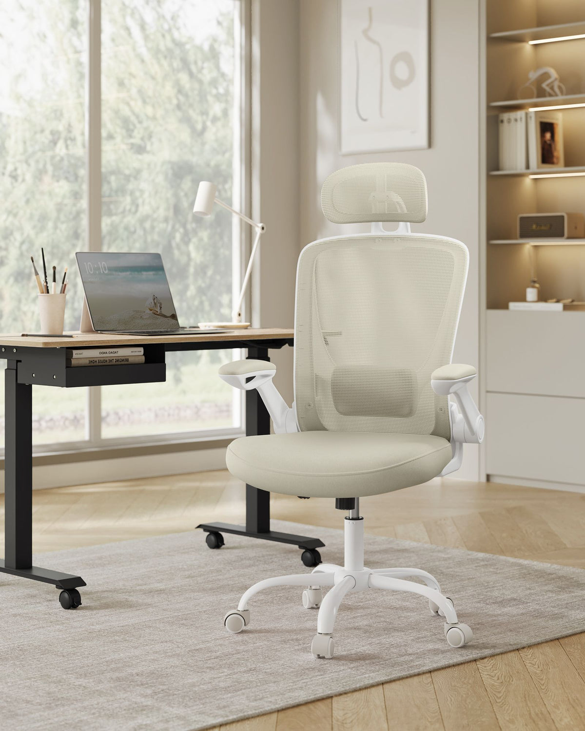 Ergonomischer Bürostuhl mit Kopfstütze – Komfort und Unterstützung