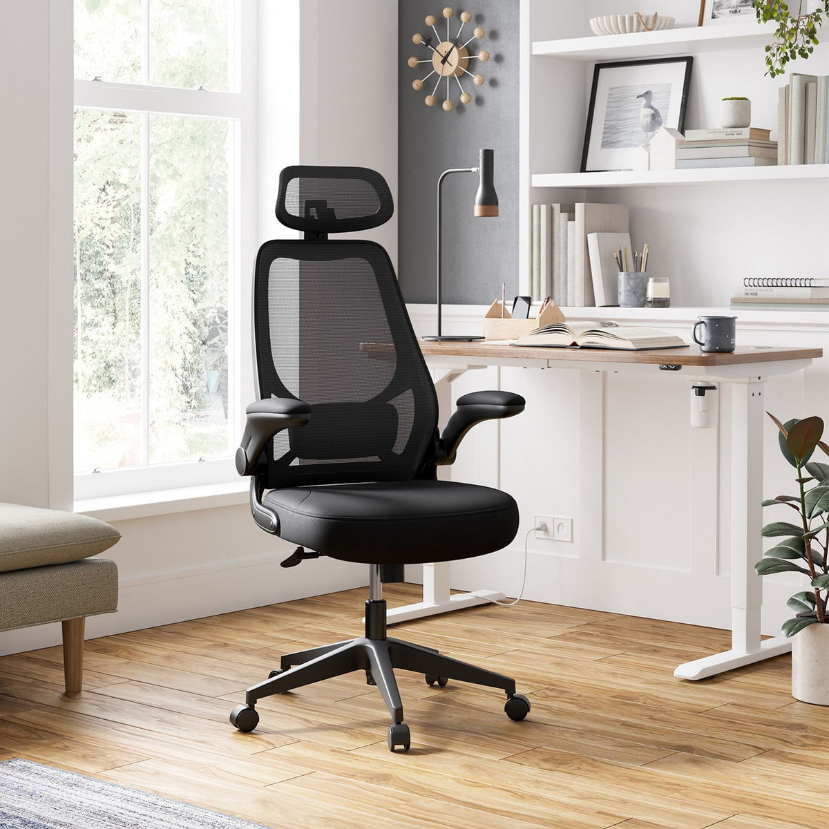 Bürostuhl mit Netzrückenlehne – atmungsaktiv – ergonomisch gestaltet – vollständig verstellbar
