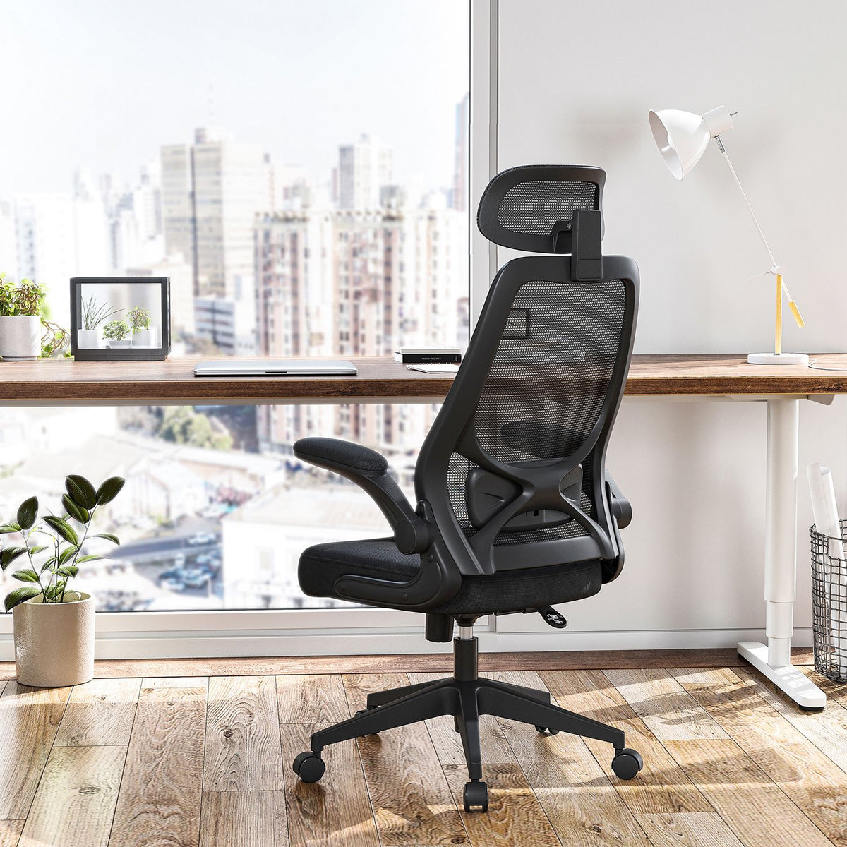 Bürostuhl mit Netzrückenlehne – atmungsaktiv – ergonomisch gestaltet – vollständig verstellbar
