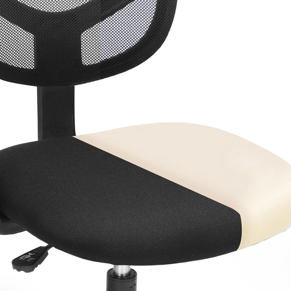 Ergonomischer Hocker - Bürostuhl - Friseurstuhl - Höhenverstellbare Fußstütze - 360° drehbar