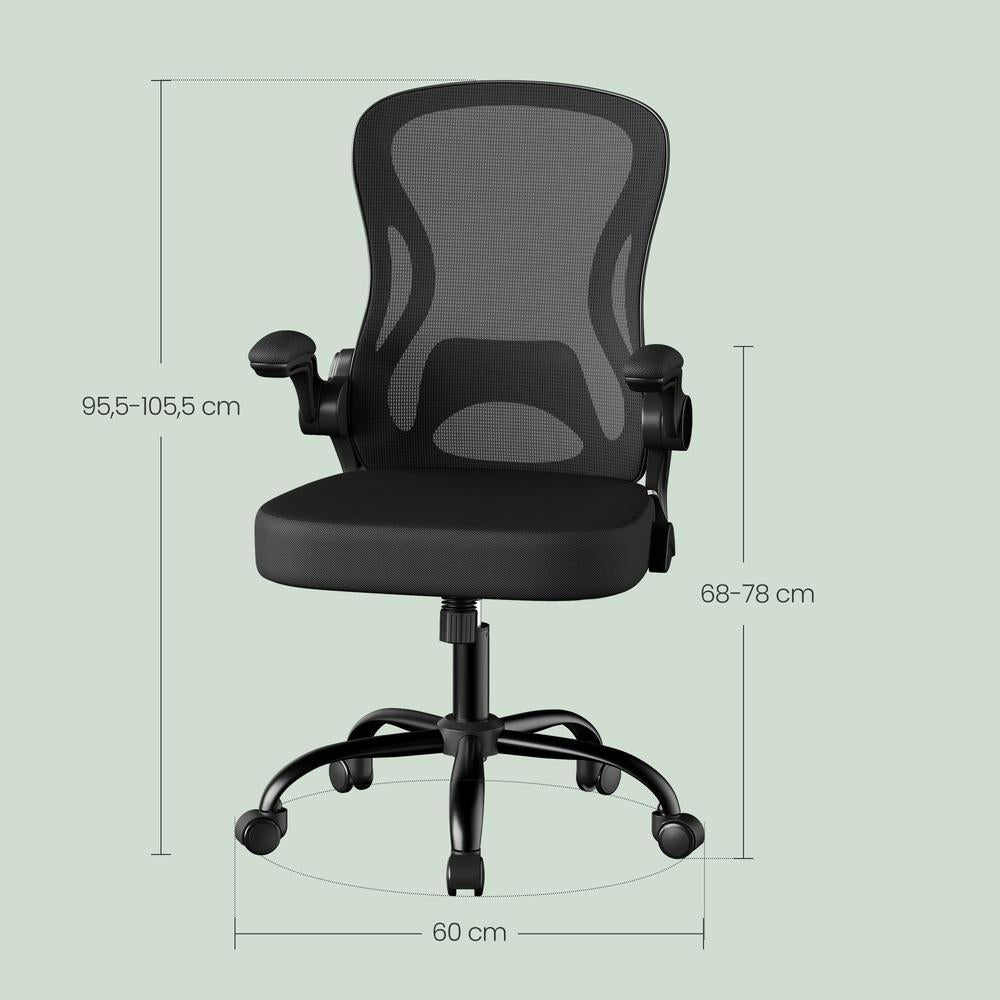 Bürostuhl - Mesh Atmungsaktive Rückenlehne - Mit Wippfunktion - Ergonomisch