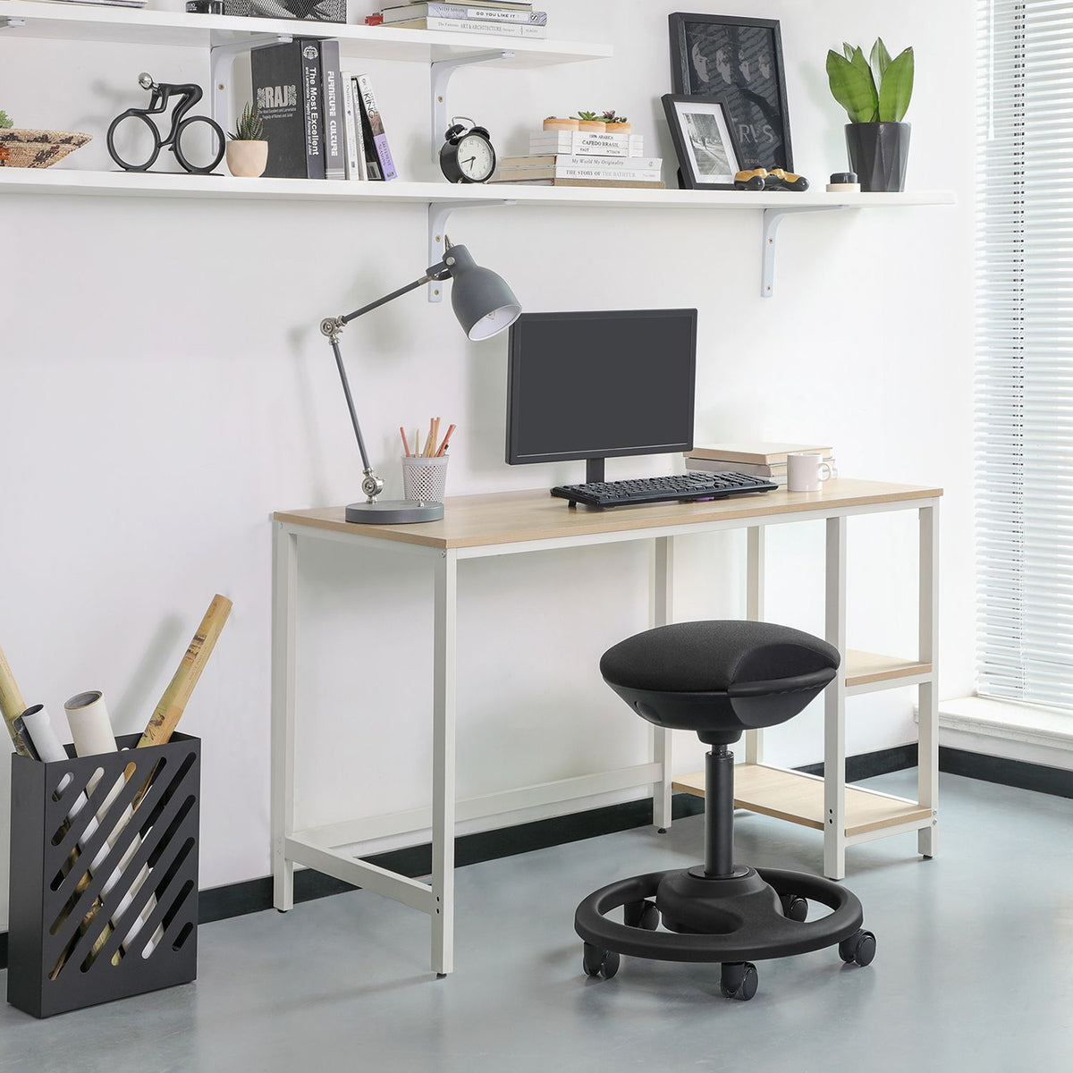 Ergonomischer Bürostuhl – verstellbar – mit Rollen – aktiver Sitzkomfort