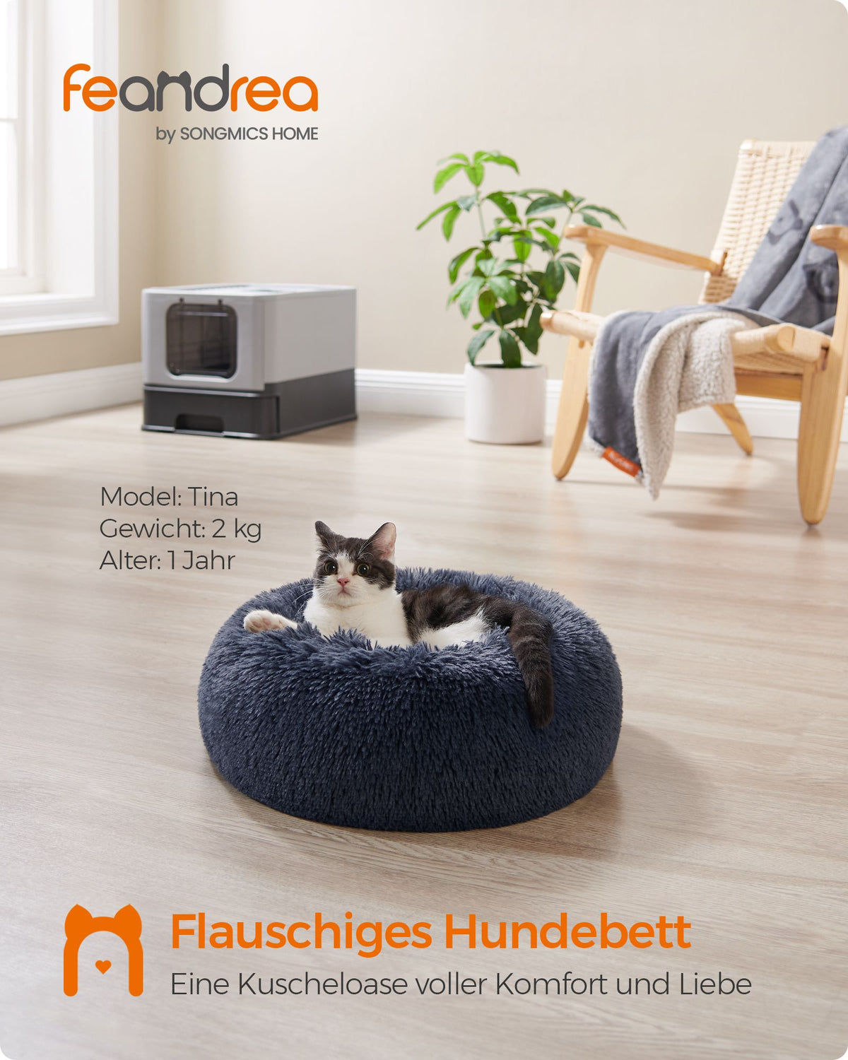 Donutförmiges Hundebett – Extra weich und bequem