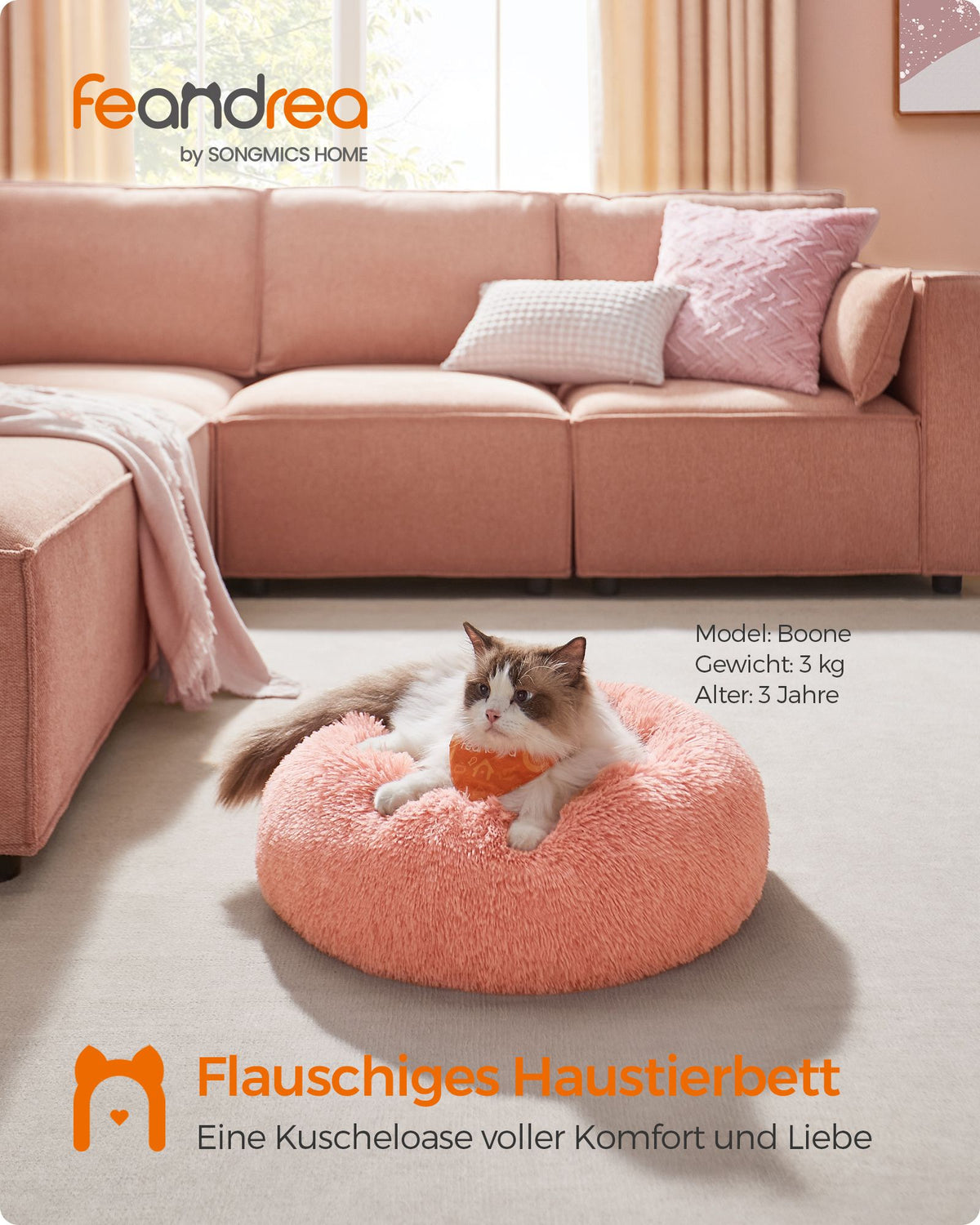 Donutförmiges Hundebett – Extra weich und bequem