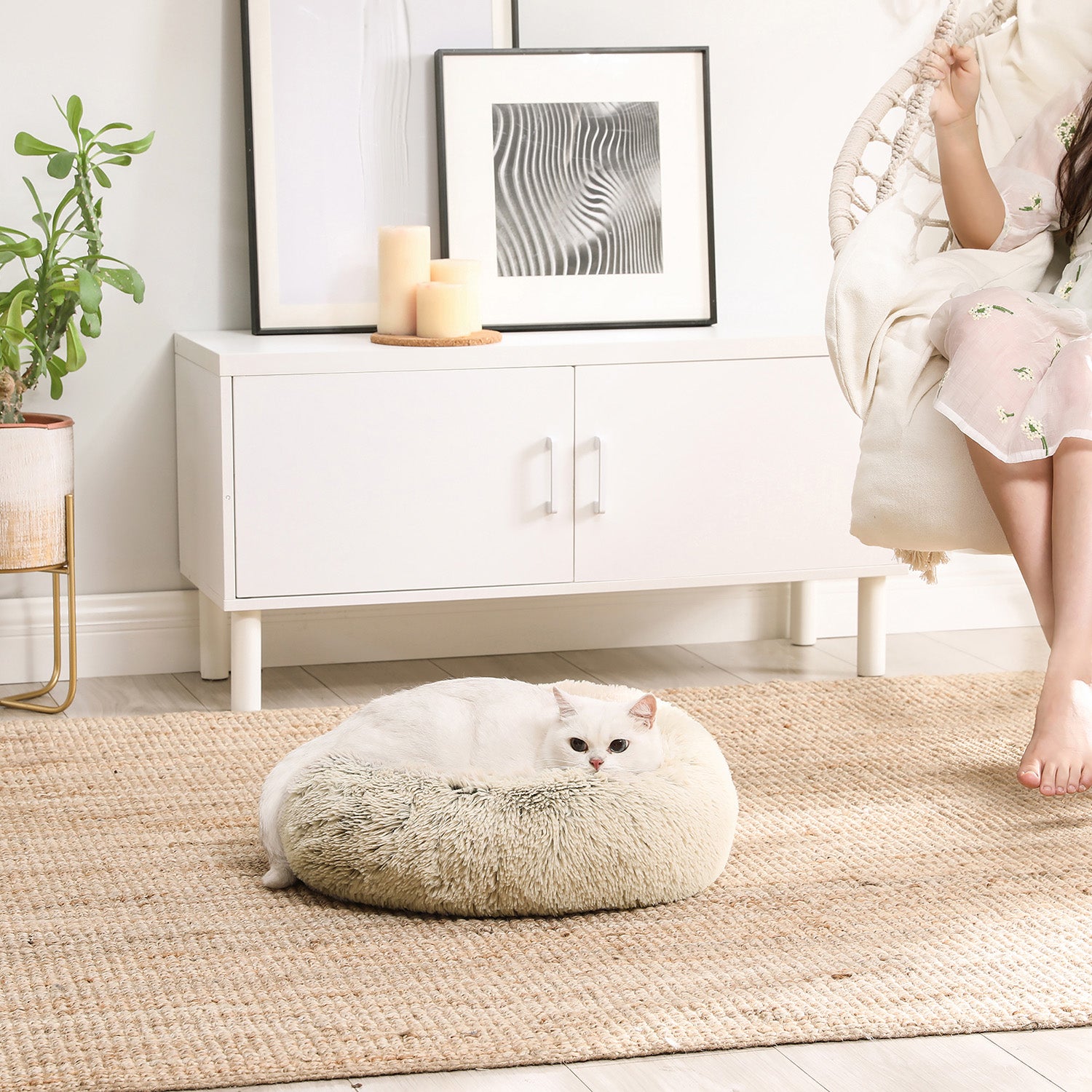 Donutförmiges Hundebett – Extra weich und bequem
