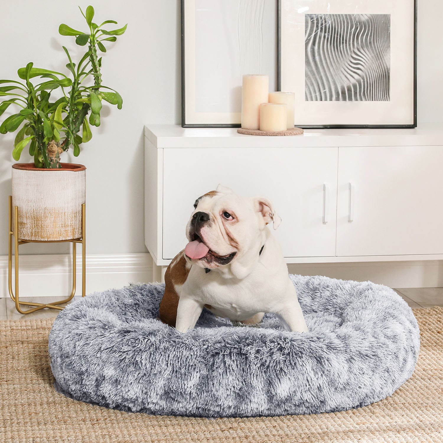 Donutförmiges Hundebett – Extra weich und bequem