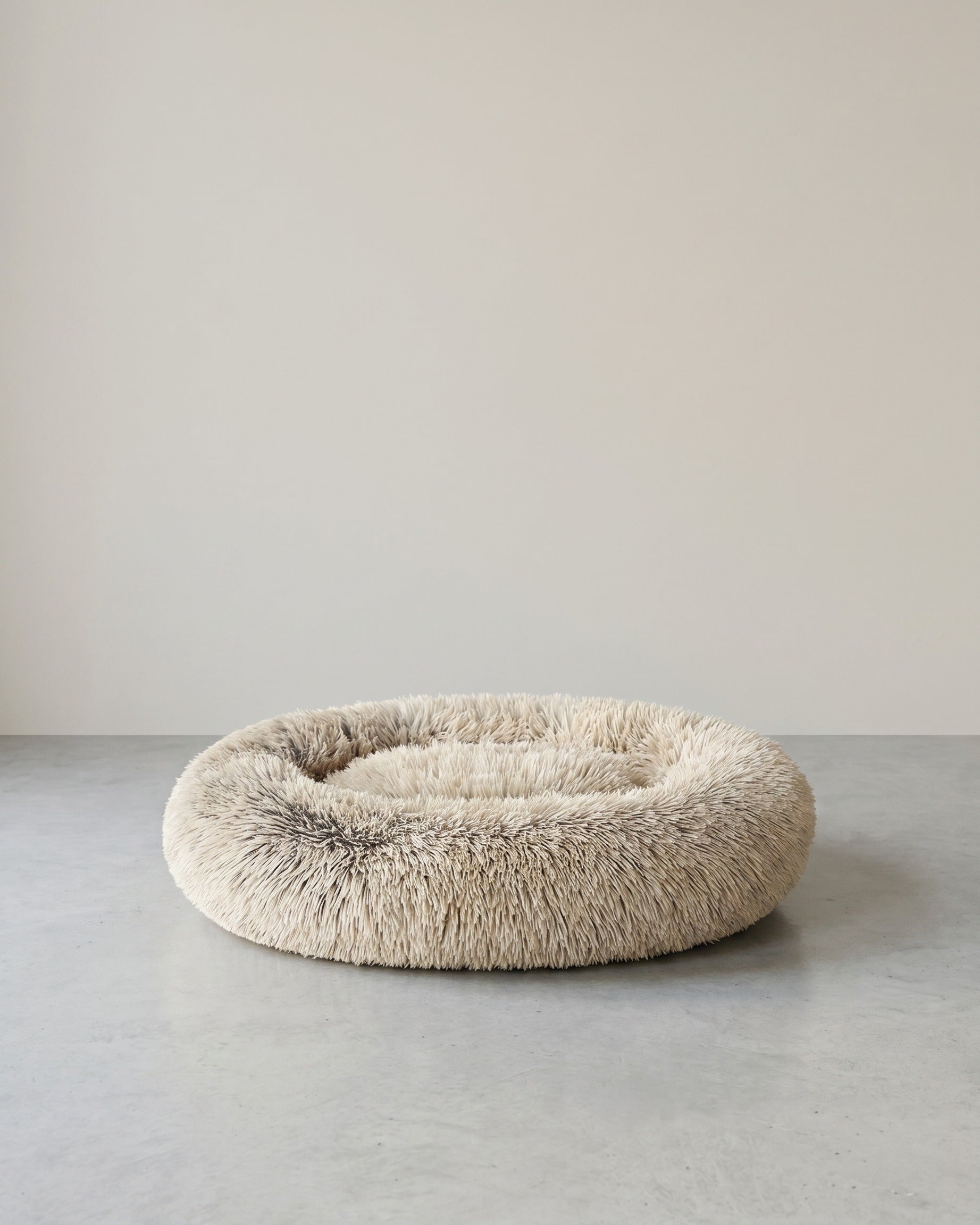 Donutförmiges Hundebett – Extra weich und bequem – Khaki