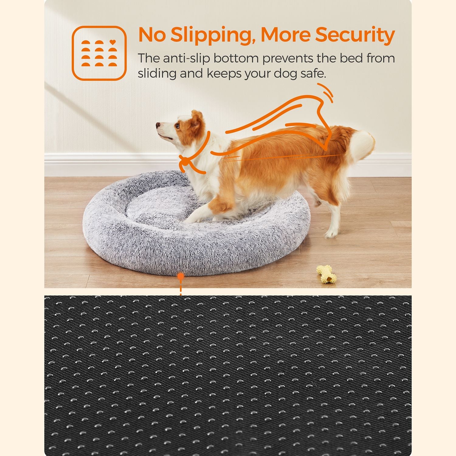 Donutförmiges Hundebett – Extra weich und bequem