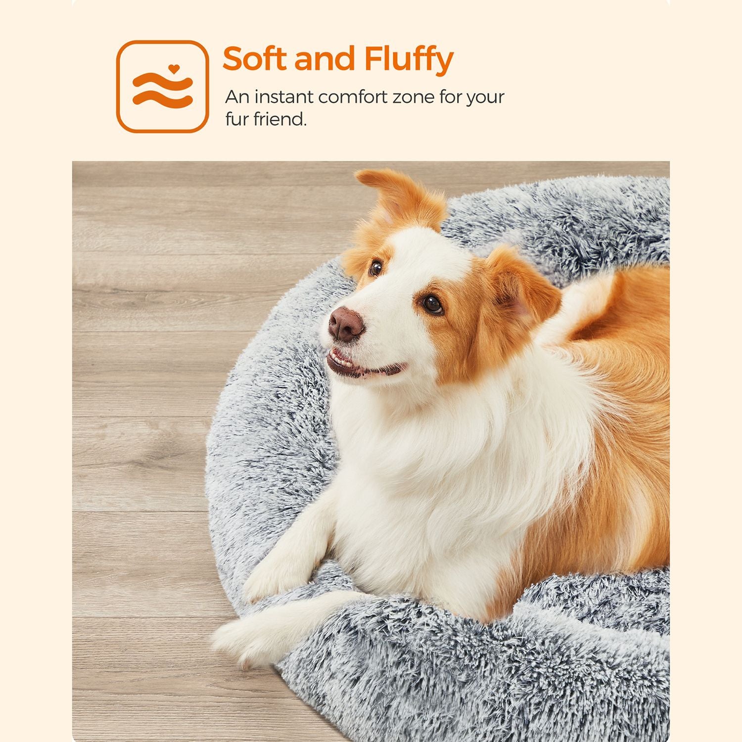Donutförmiges Hundebett – Extra weich und bequem