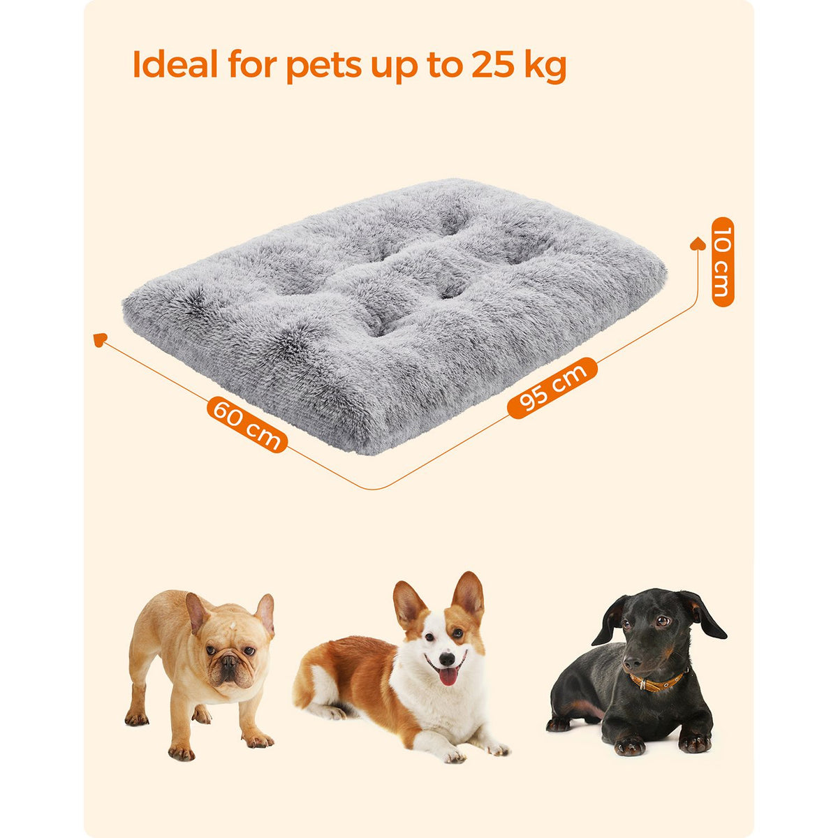 Weiches und vielseitiges Hundekissen – 10 cm dick