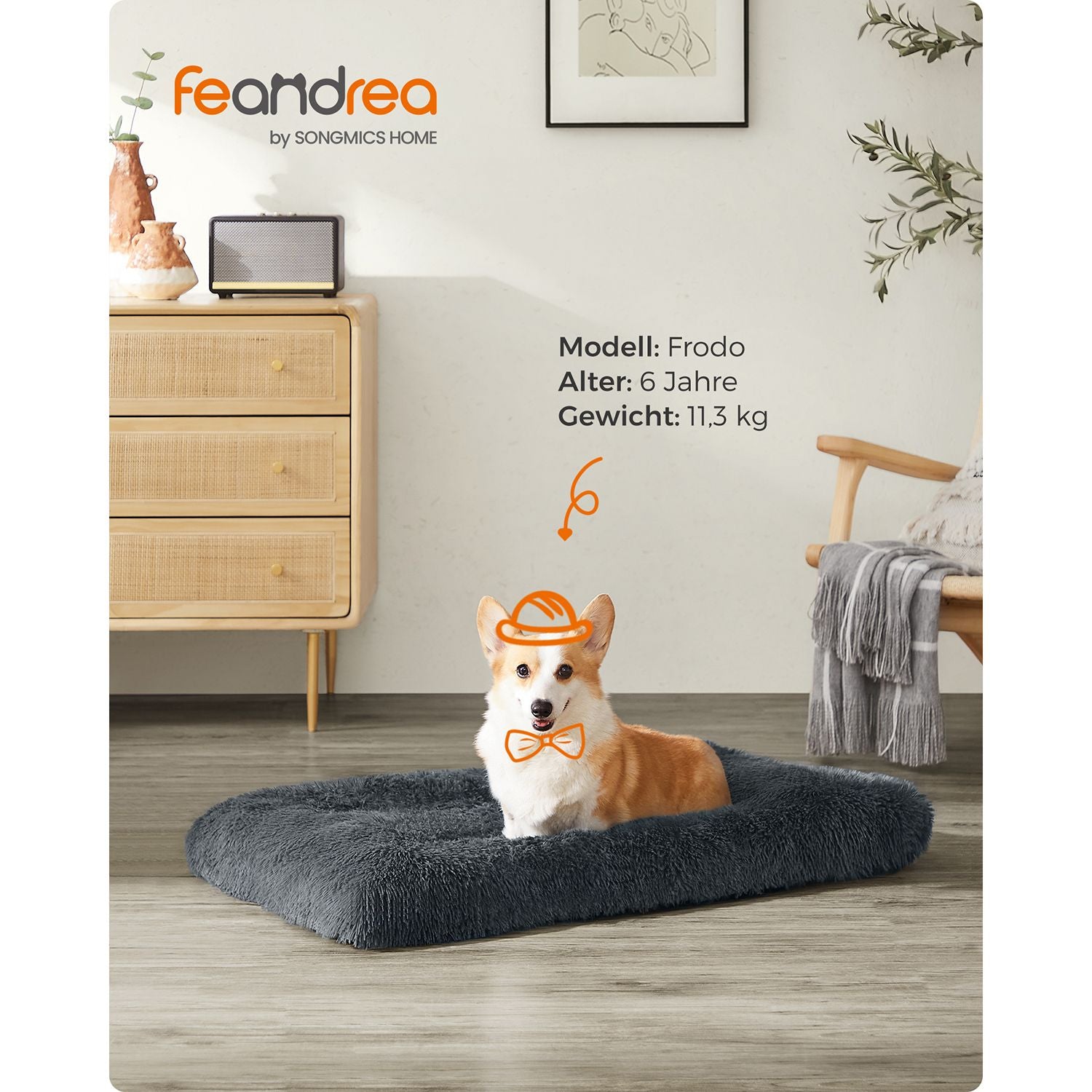 Weiches und vielseitiges Hundekissen – 10 cm dick