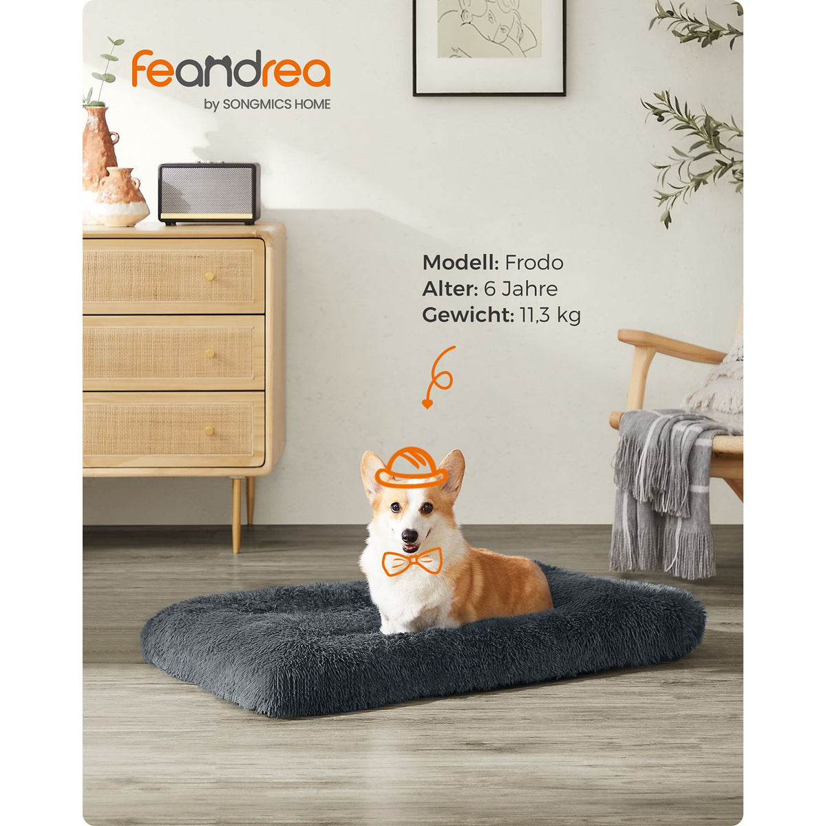 Weiches und vielseitiges Hundekissen – 10 cm dick