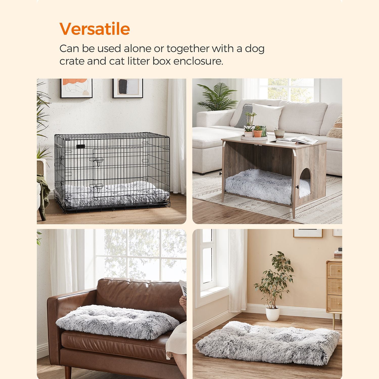 Bequemes und vielseitiges Hundekissen – 10 cm dick