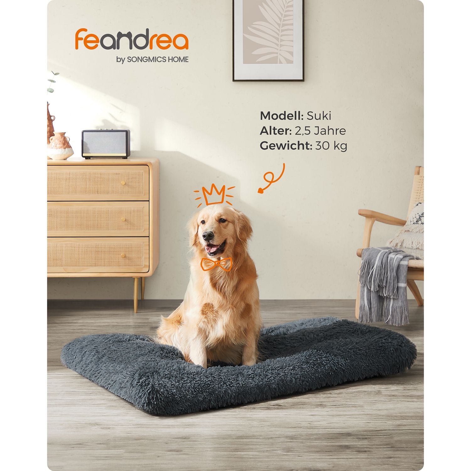 Weiches und vielseitiges Hundekissen – 10 cm dick