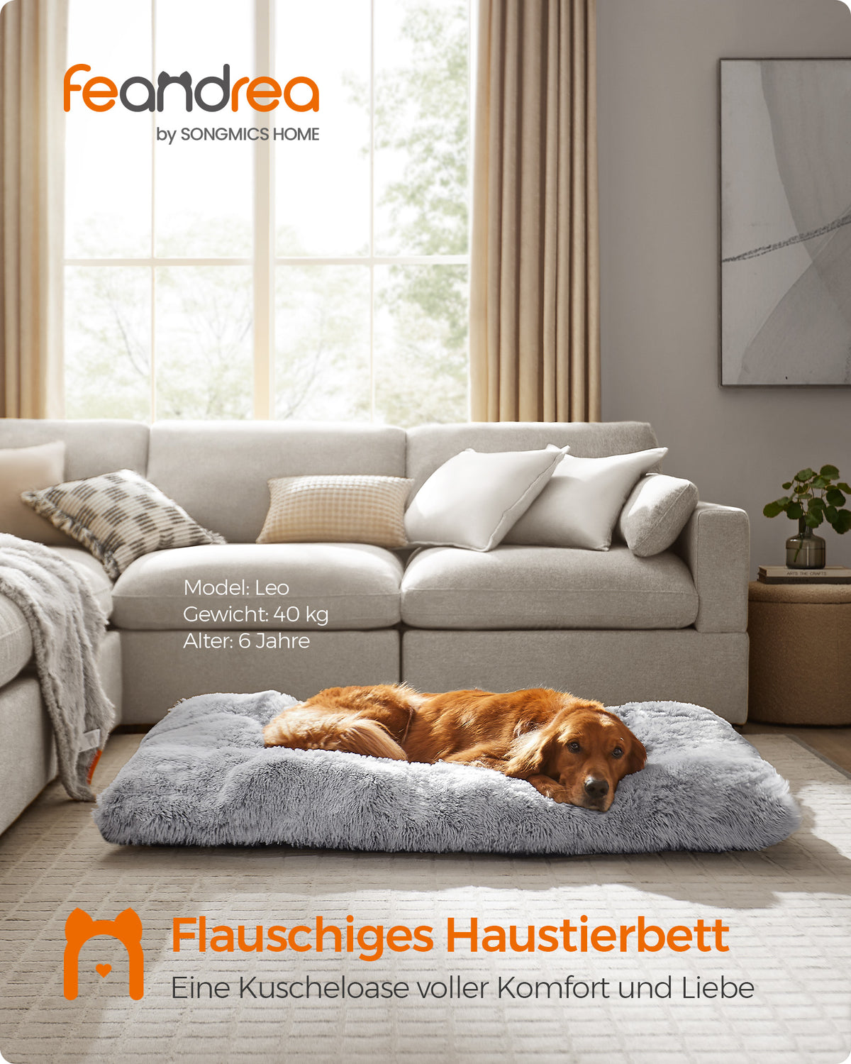 Weiches und vielseitiges Hundekissen – 10 cm dick