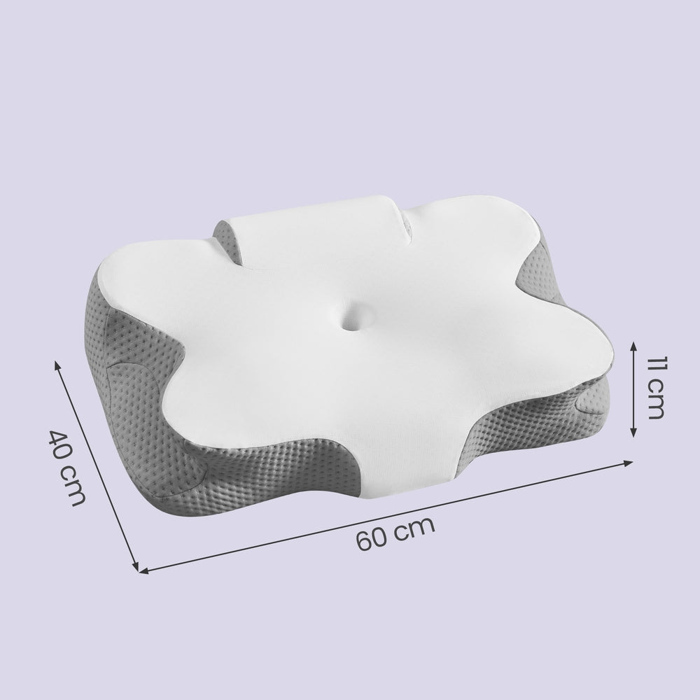 Ergonomisches Kopfkissen - Kühlender Memory-Schaum Höhenverstellbar - Für Nacken Und Schultern