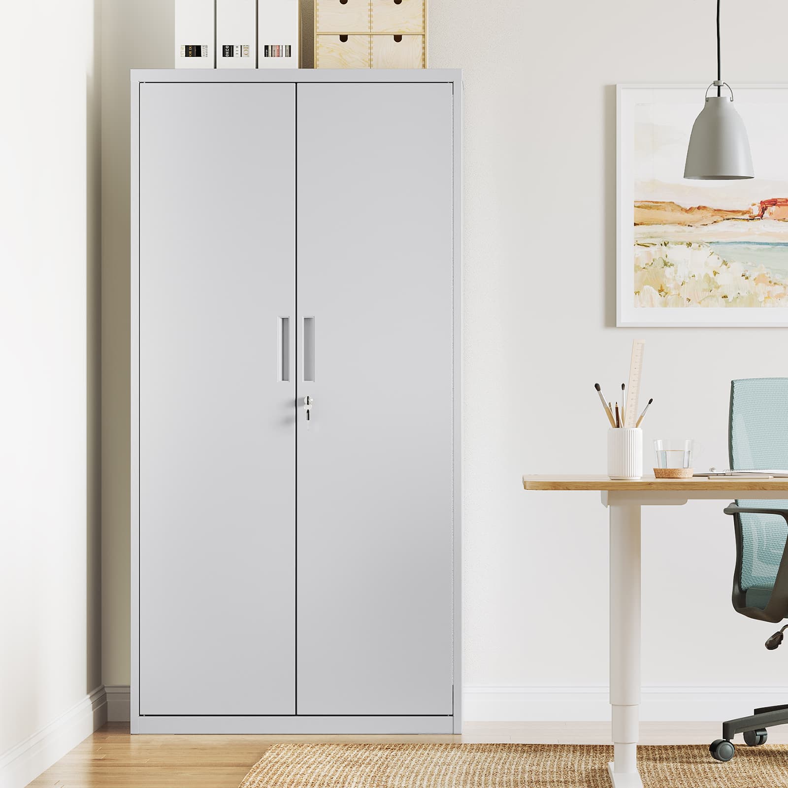 Aktenschrank 180 cm - Stahlschrank - Büroschrank