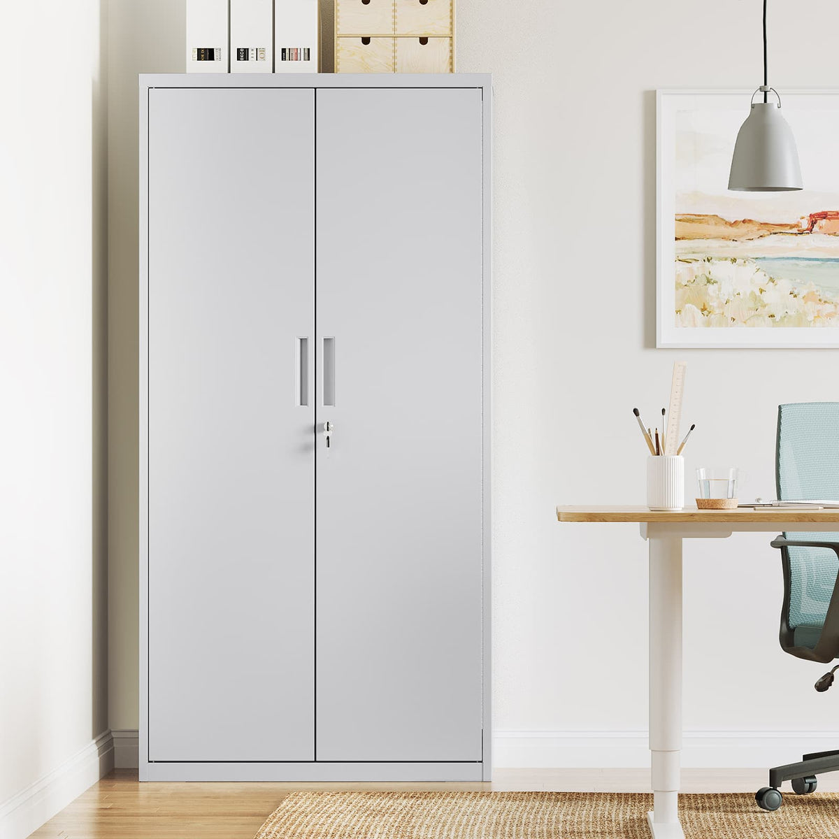 Aktenschrank 180 cm - Stahlschrank - Büroschrank