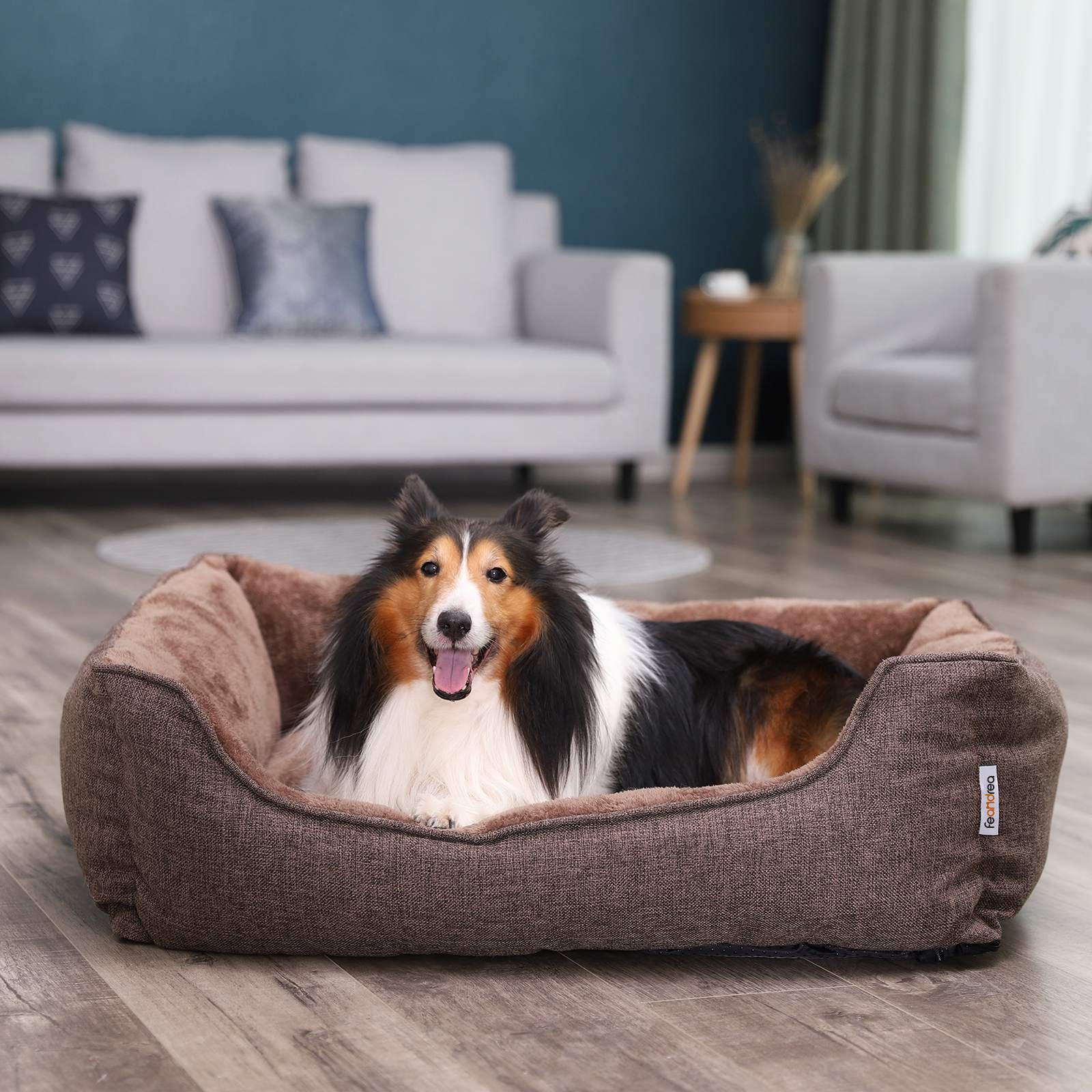 XXL Hundebett - Orthopädisches Hundesofa - Abnehmbarer Bezug & Anti-Rutsch