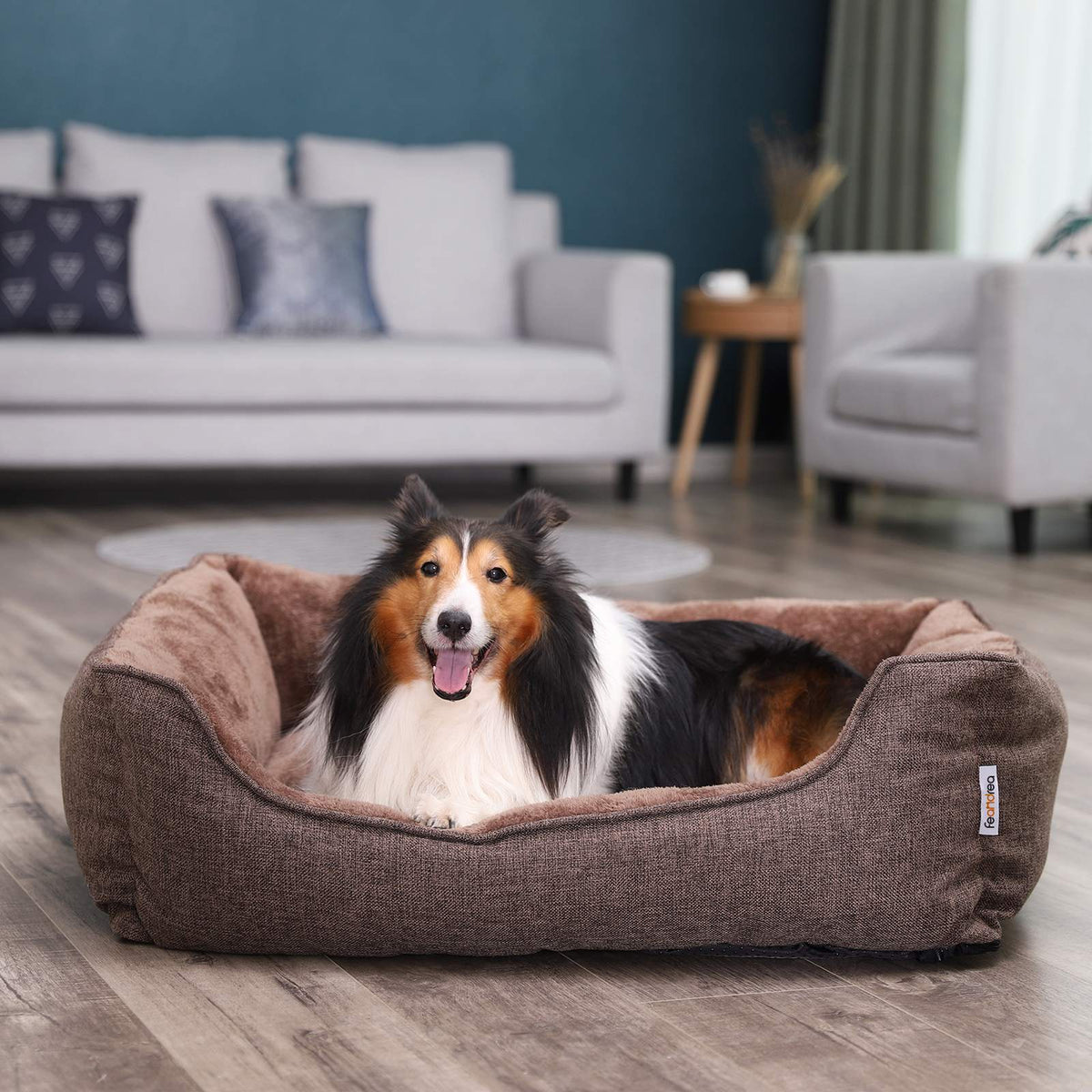 XXL Hundebett - Orthopädisches Hundesofa - Abnehmbarer Bezug & Anti-Rutsch