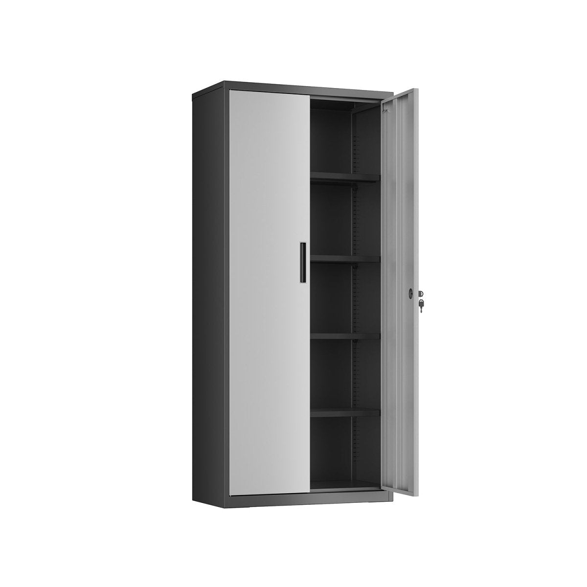 Archiefkast 180 cm - Stalen Opbergkast - Kantoorkast - De Vries Meubels