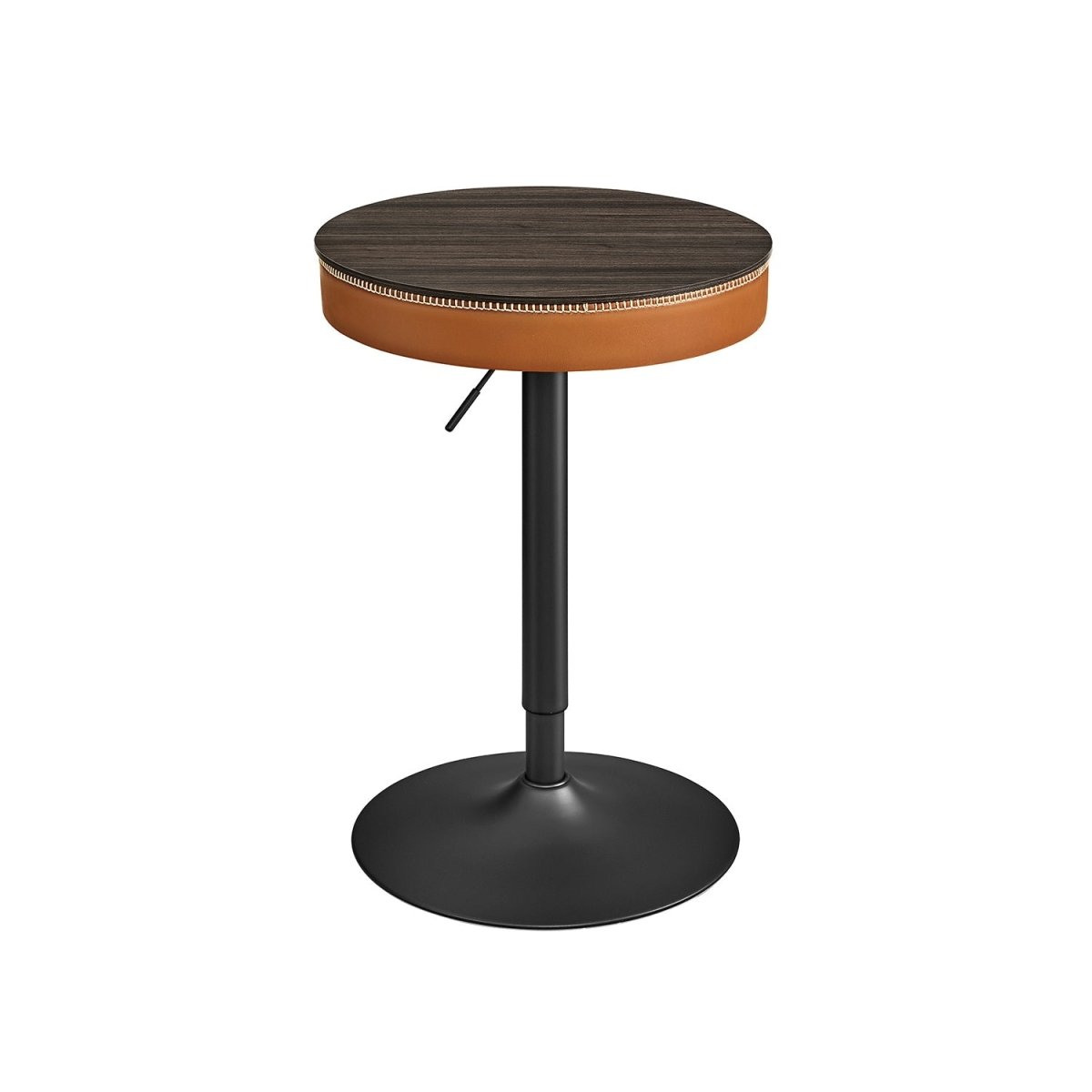 Bartafel met Opbergruimte - Hoogte Verstelbaar (83 - 105 cm) - Ronde Design Tafel - De Vries Meubels