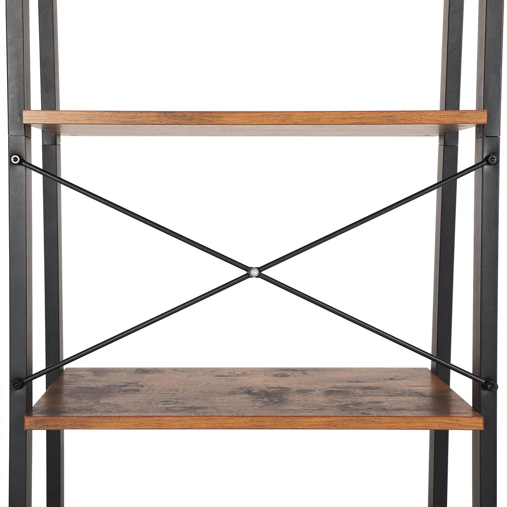 Boekenkast - Ladderrek Met 4 Planken - Stijlvol & Ruimtebesparend - De Vries Meubels