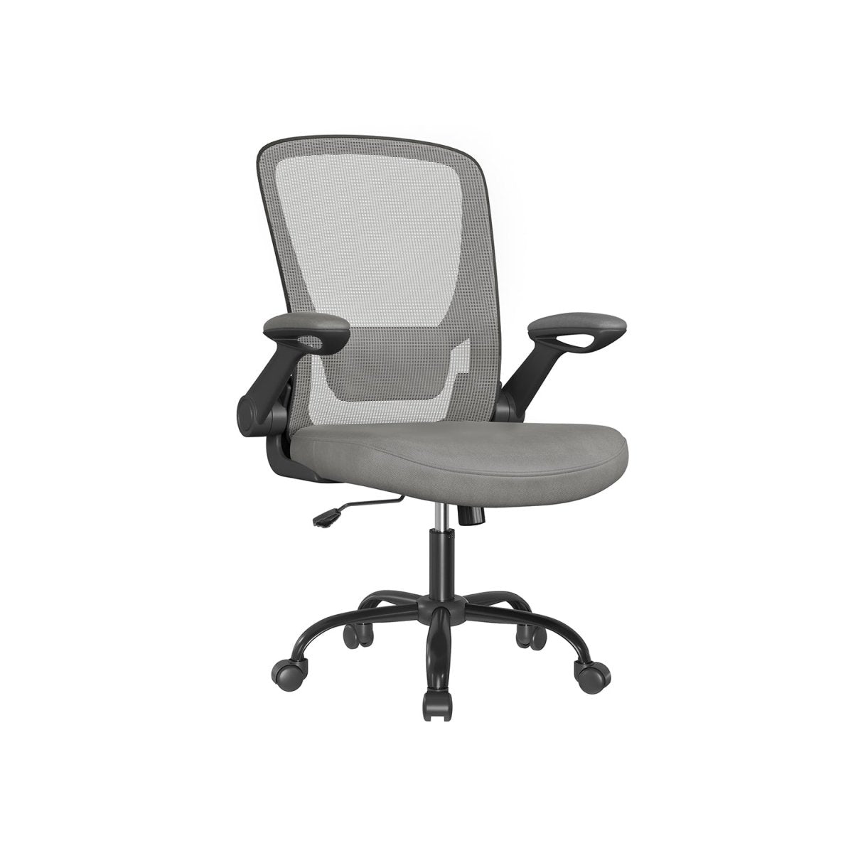 Bureaustoel met Verstelbare Armleuning - Ergonomisch Design - Mesh rugleuning - De Vries Meubels