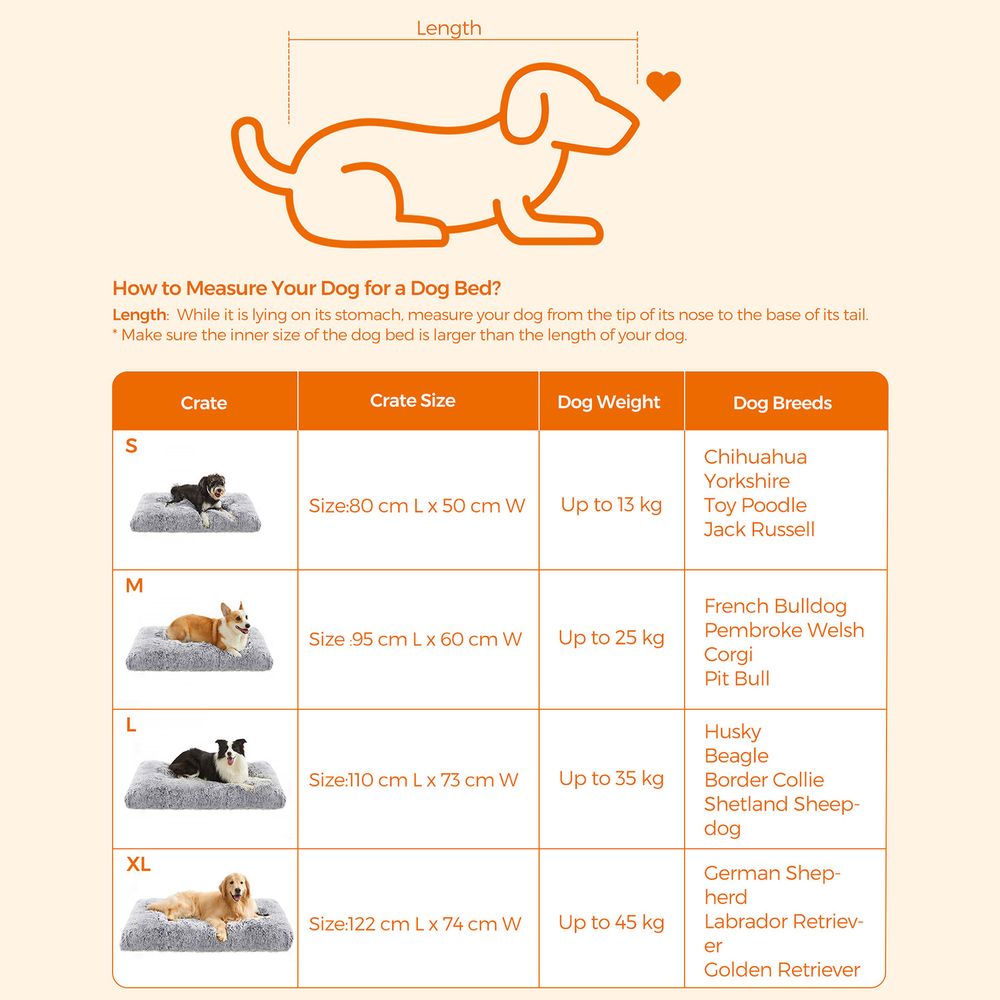 Bequemes und vielseitiges Hundekissen – 10 cm dick