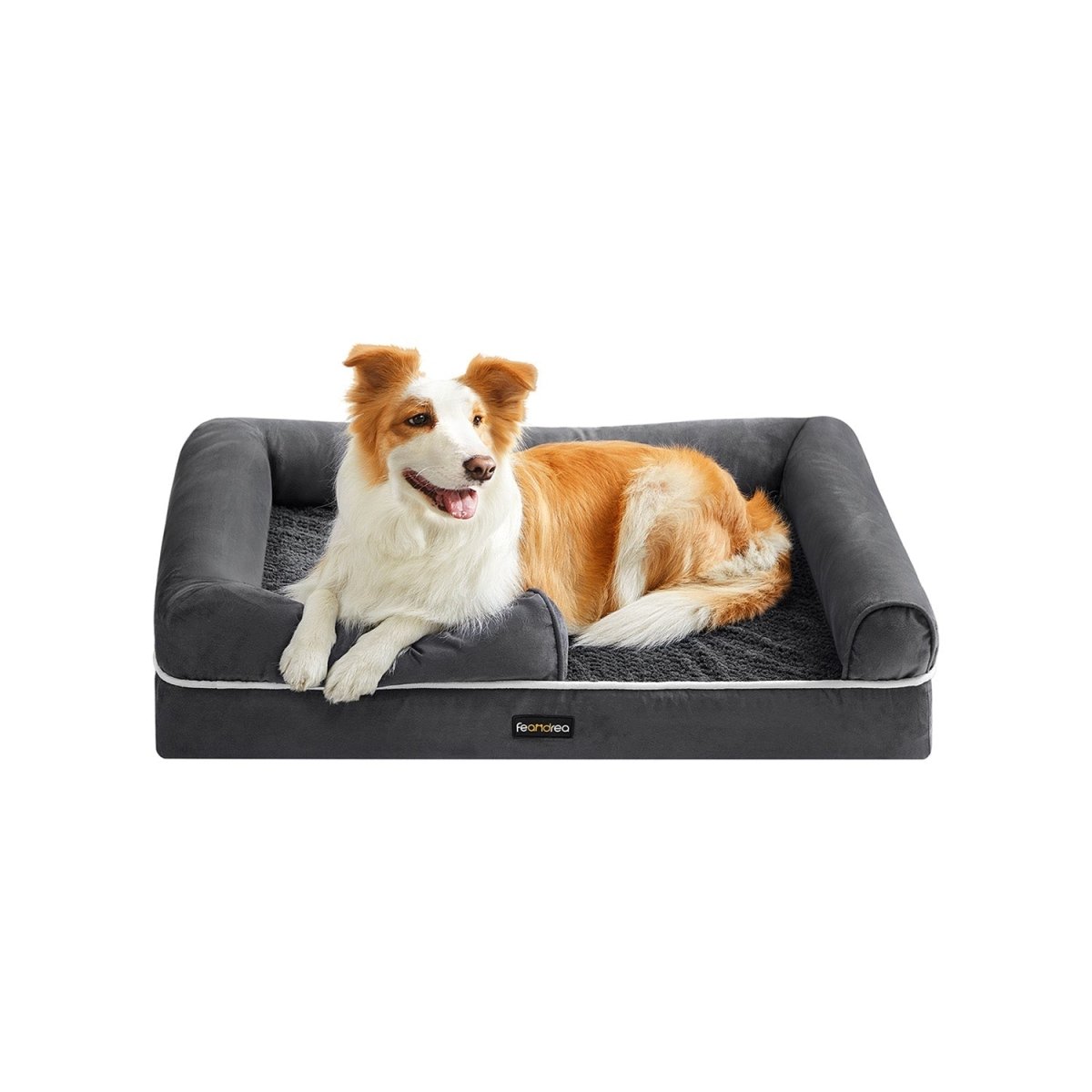 Bequemes Hundebett mit erhöhtem Rand - Hundekorb