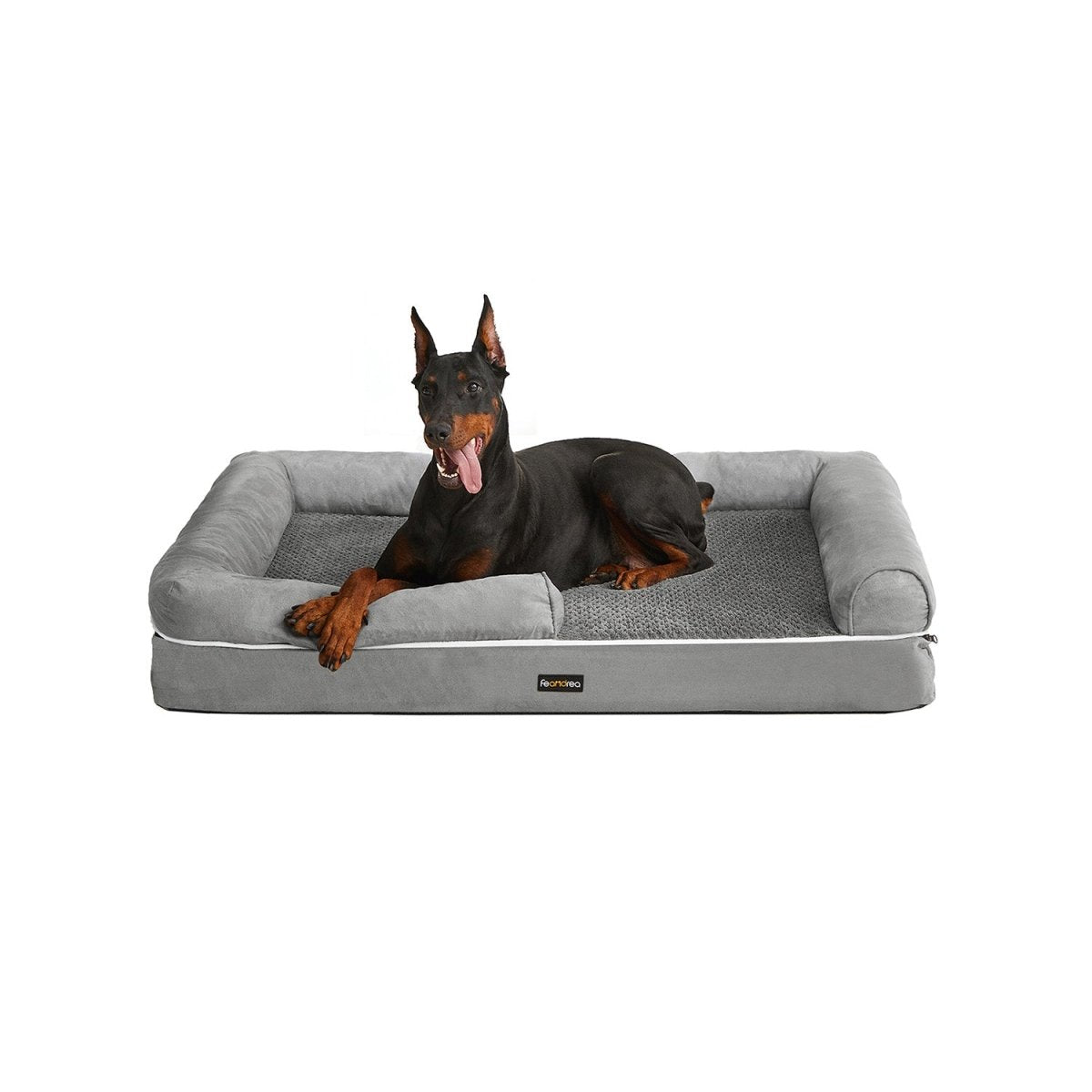 Bequemes Hundebett mit erhöhtem Rand - Hundekorb