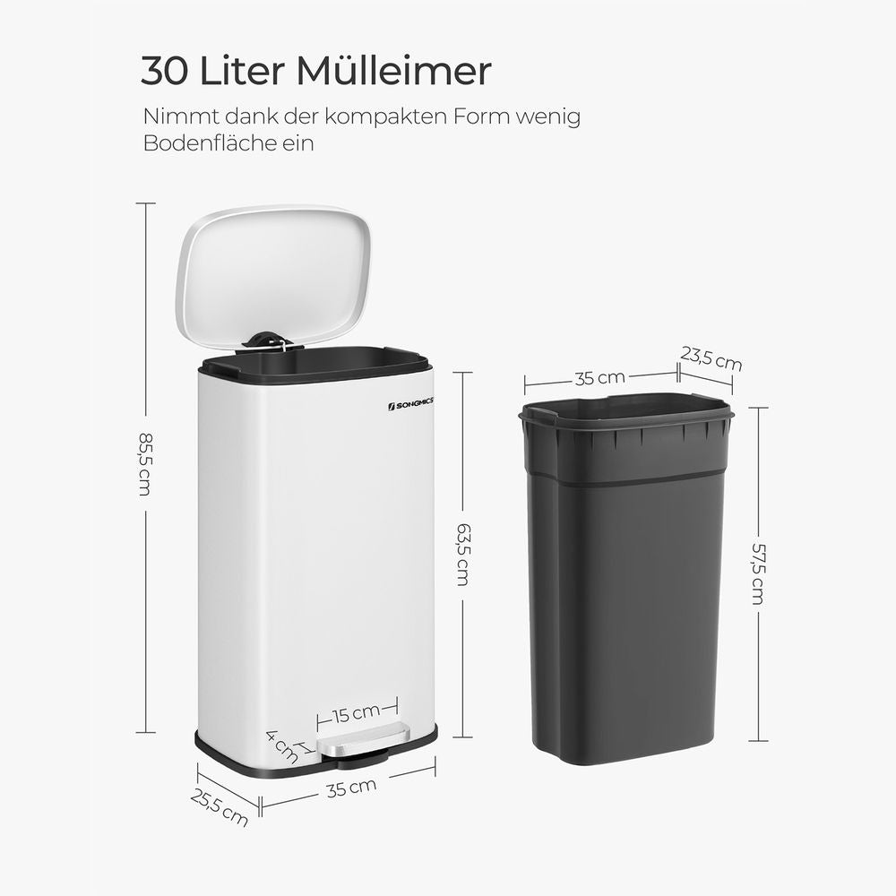 Kompakter Abfalleimer - 30 Liter - Abfalleimer