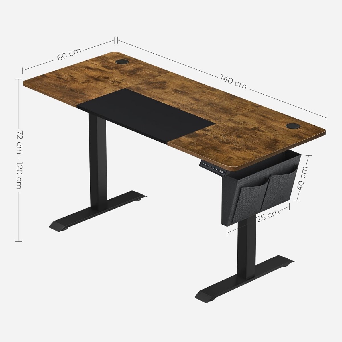 Complete Werkplek Budget - Elektrisch Zit - Sta Bureau + Ergonomische Bureaustoel - In Hoogte Verstelbaar Bureau - (Thuis)kantoor - De Vries Meubels
