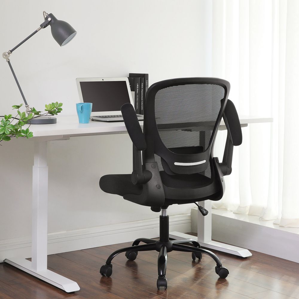 Komplettes Arbeitsplatz-Budget – Elektrischer Sitz-Steh-Schreibtisch + ergonomischer Bürostuhl – Höhenverstellbarer Schreibtisch – Heimarbeitsplatz