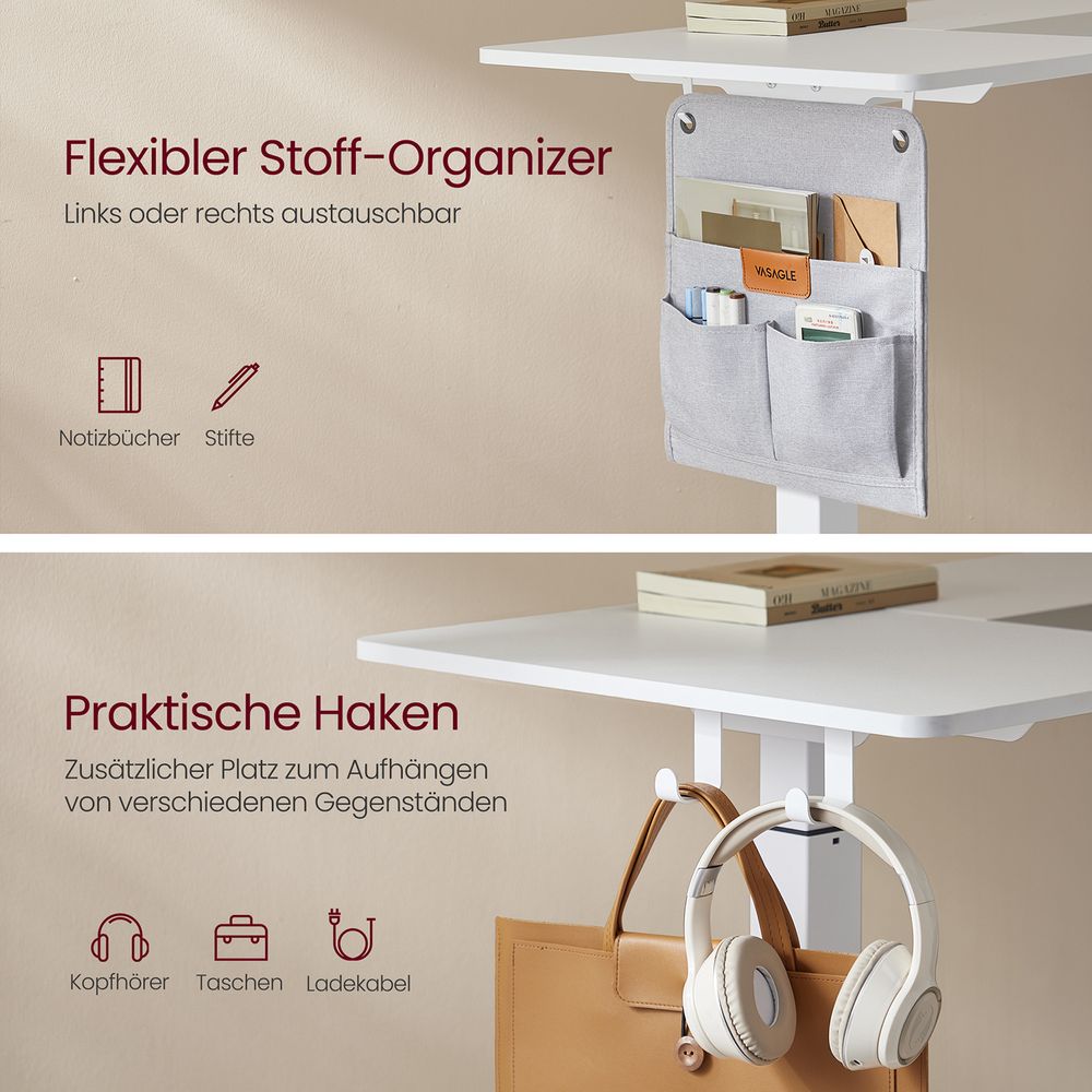Elektrisch verstellbarer Schreibtisch - Stehpult - Ergonomischer Arbeitsplatz