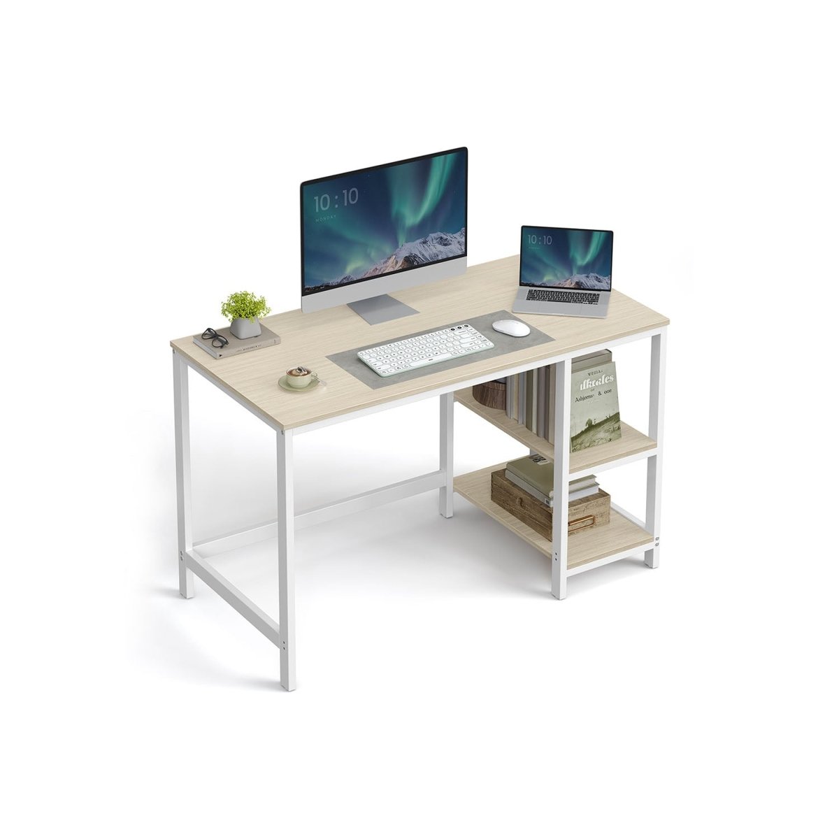 Industrieel Bureau 120 cm breed - Met Verplaatsbare Planken - De Vries Meubels
