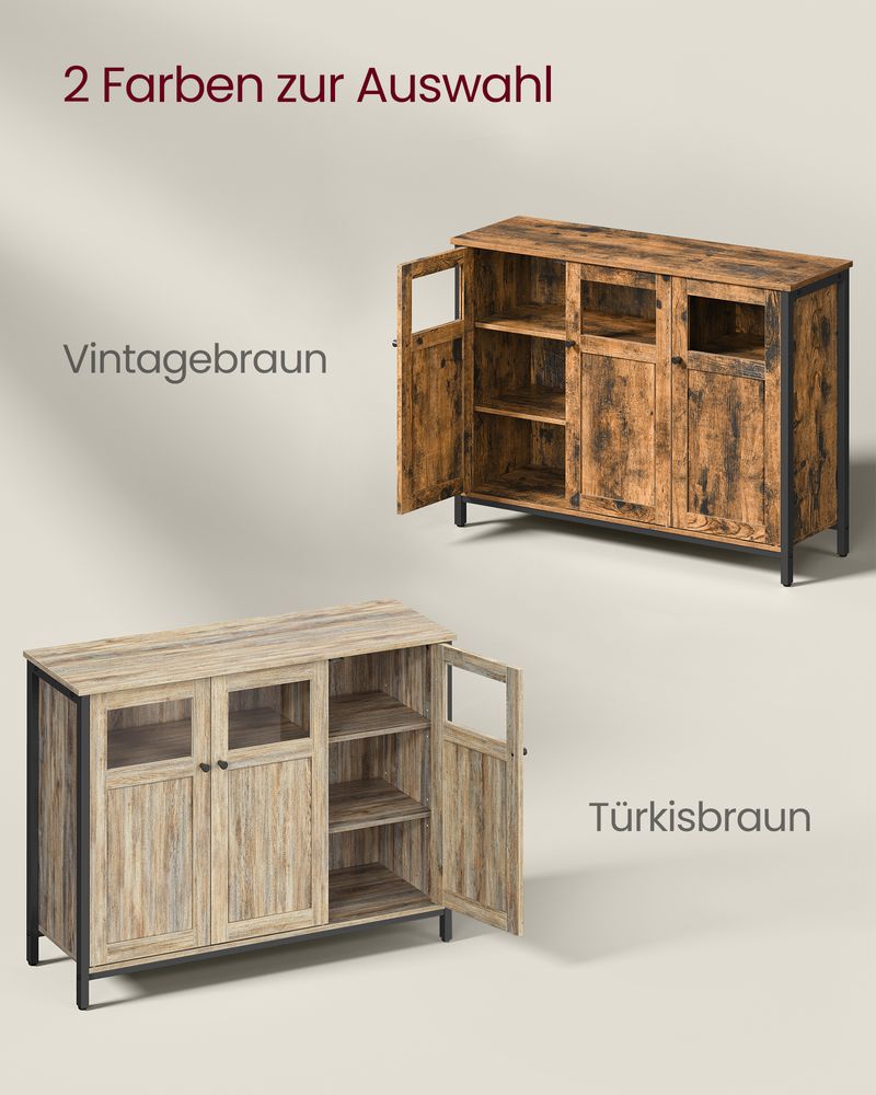 Industriële Opbergkast – Stijlvol & Functioneel - De Vries Meubels