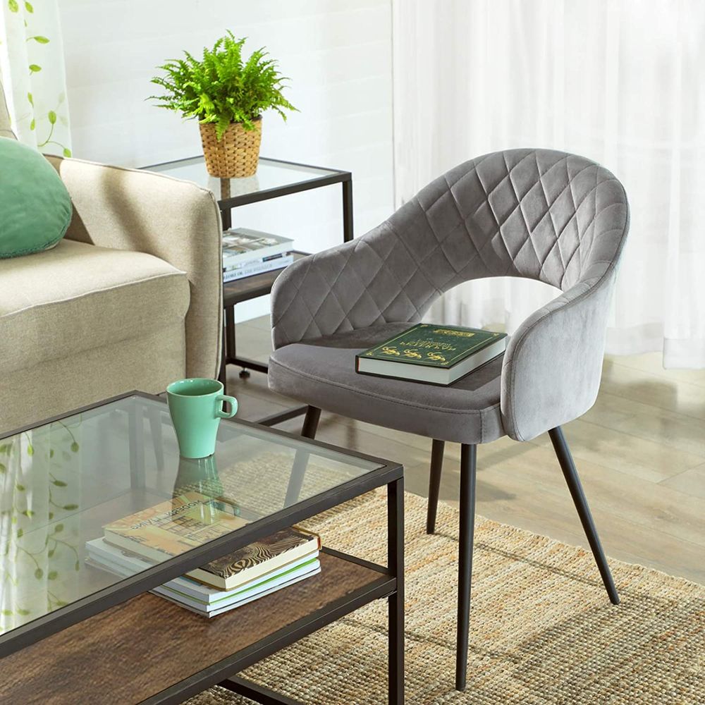 Moderne eetkamerstoel met armleuning - Elegant design - De Vries Meubels