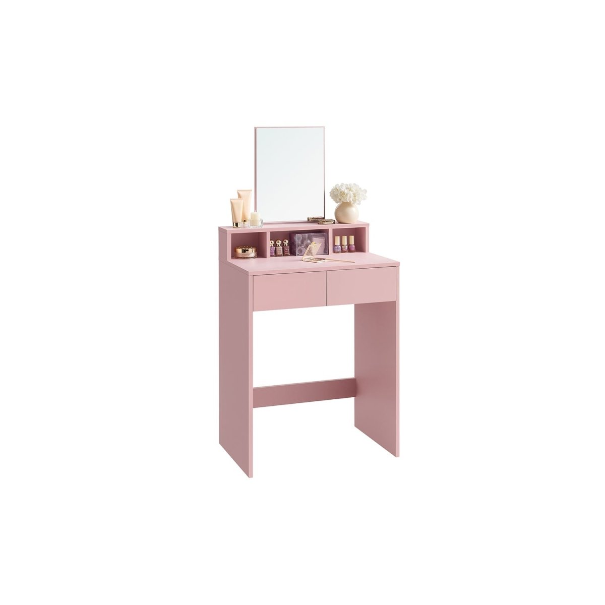 Moderne Kaptafel met Spiegel – Compact en Stijlvol - De Vries Meubels