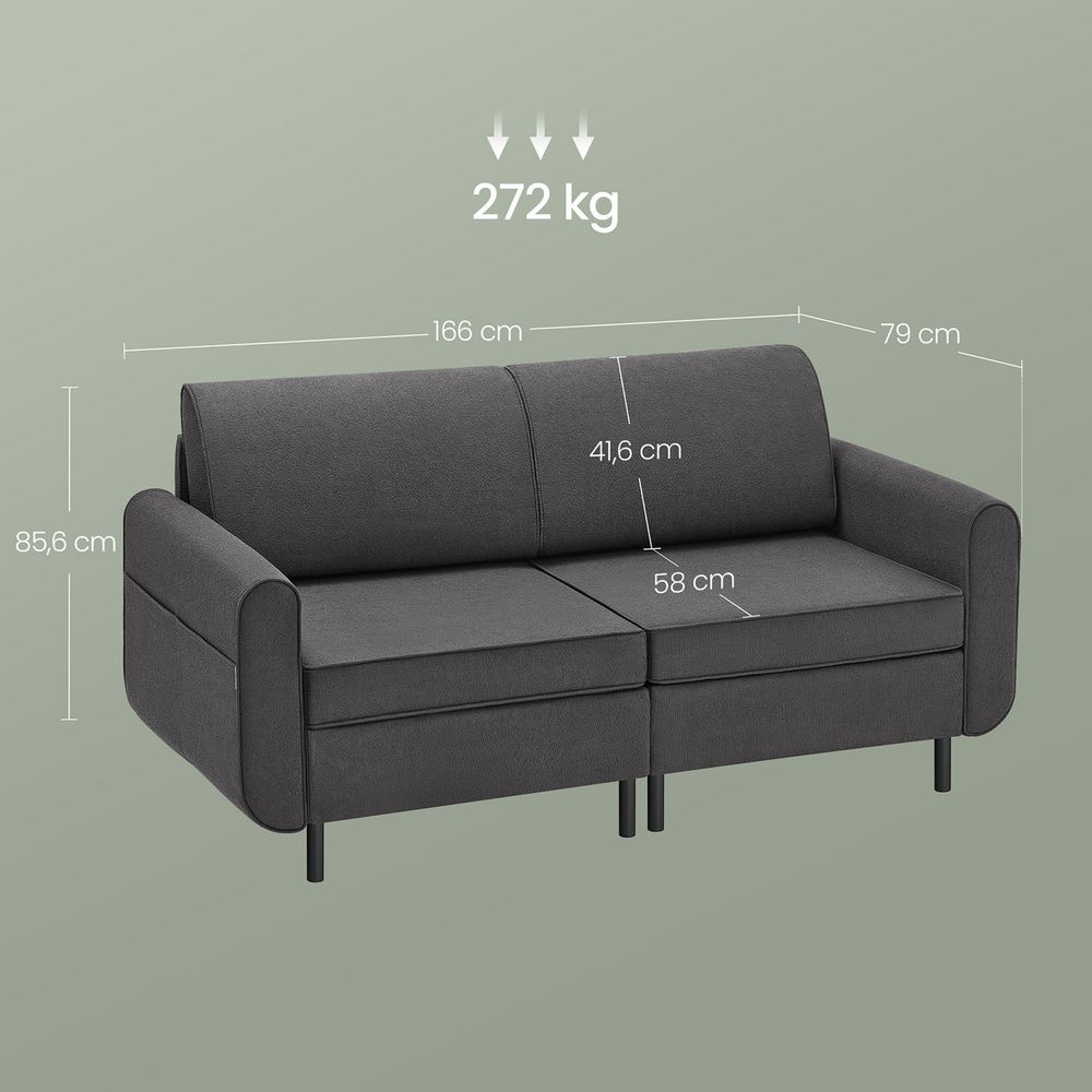 Modulares Sofa – Bouclé-Sofa-Set – verstellbar