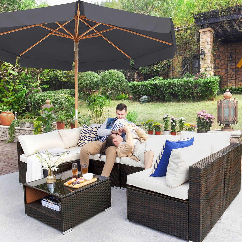 Neigbarer Sonnenschirm – Garten – 300 oder 270 cm