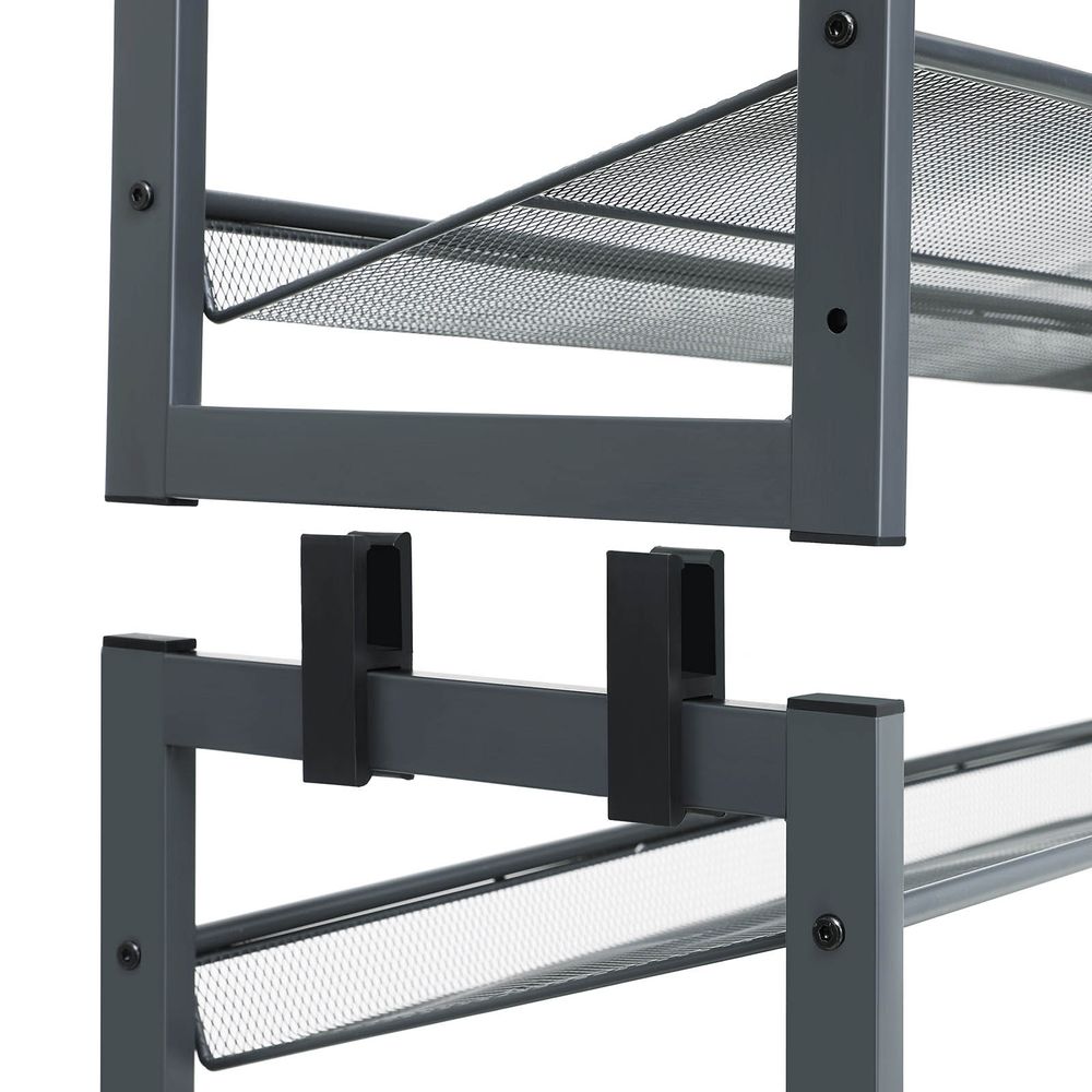 Schoenenrek 8 - laags - Stapelbaar Opbergrek - Schoenenorganizer - De Vries Meubels