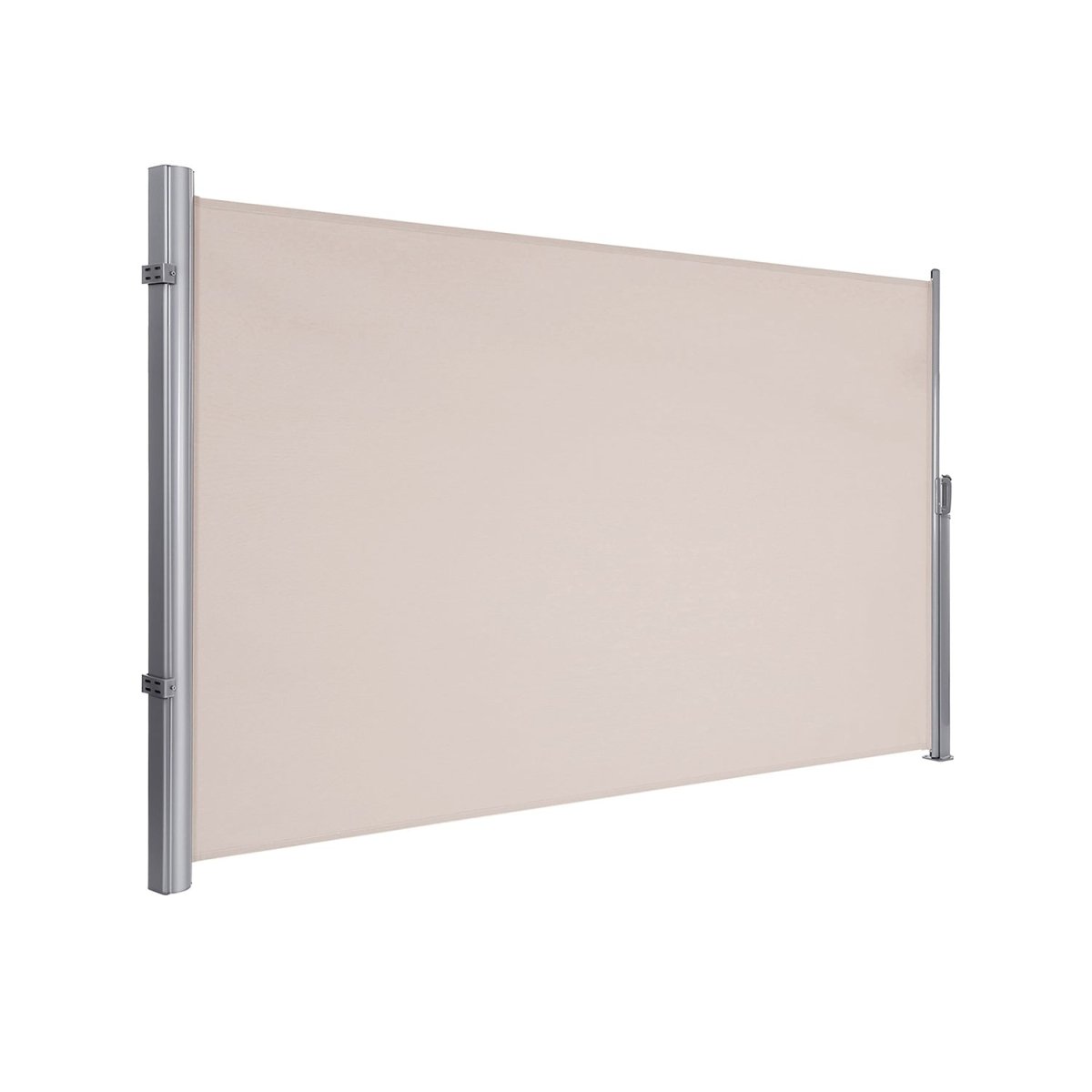 Tuinscherm - Uitschuifbaar Zijscherm - Balkonscherm - 180 x (300 - 350 - 400) cm - De Vries Meubels