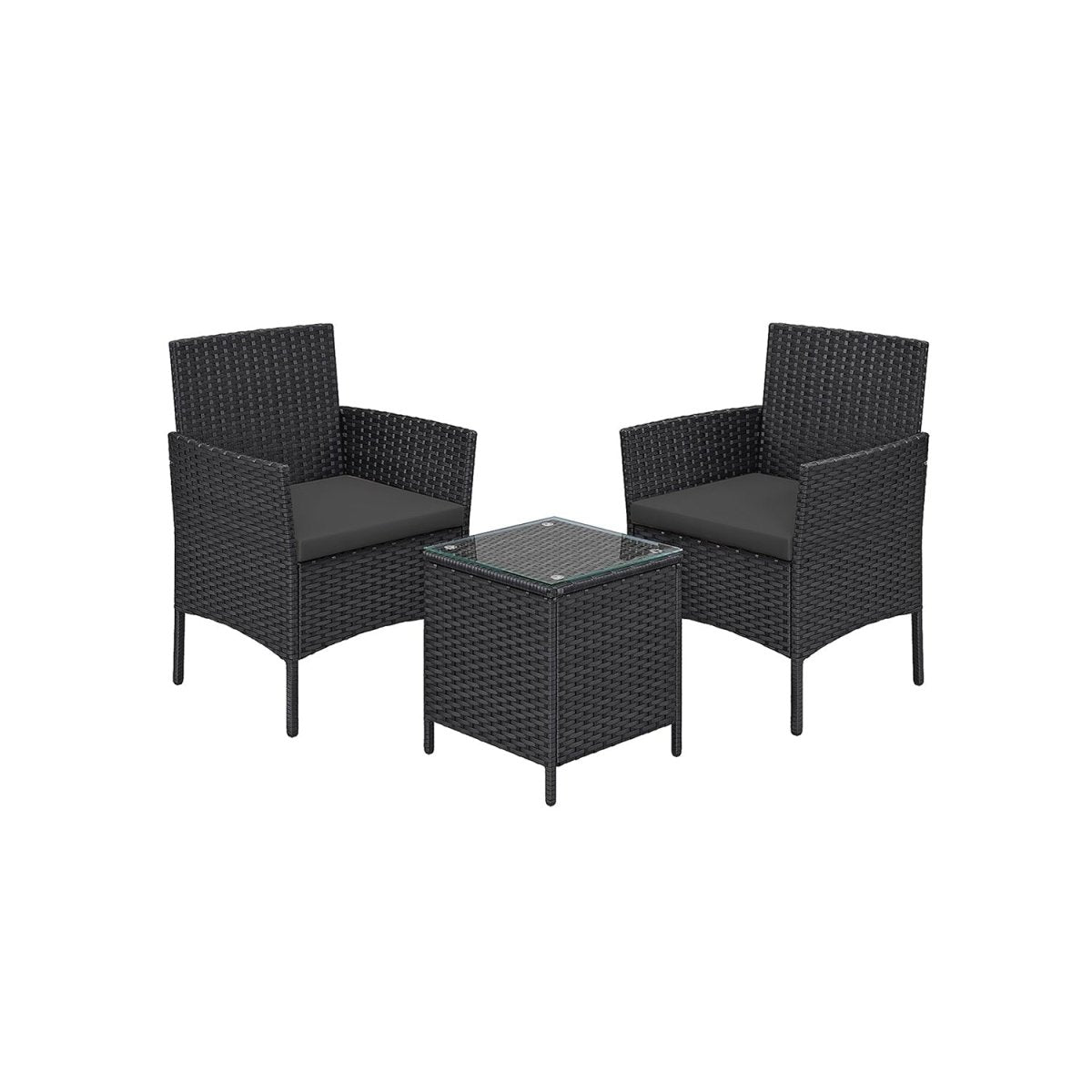 Tuinset 3 - delig - Tuinmeubelset - Tuinstoelen en tafeltje - Polyrotaan - De Vries Meubels