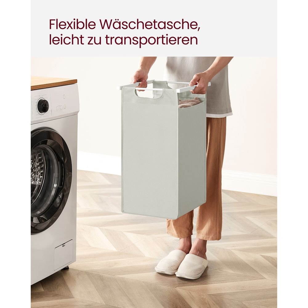 Wäschekorb und 2 Ablagefächer – ideal für Wäsche und Badezimmerzubehör