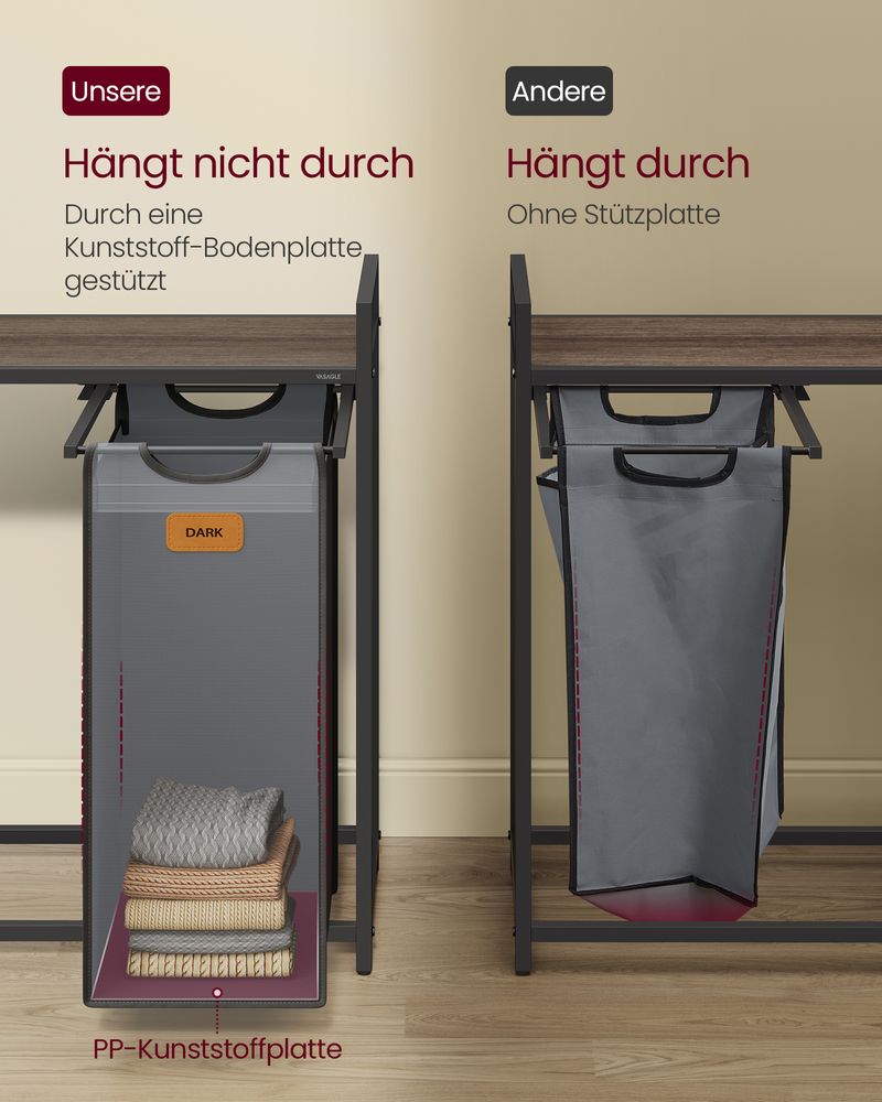 Wasmand Wagen - Waswagen - Wasmand op Wieltjes - De Vries Meubels